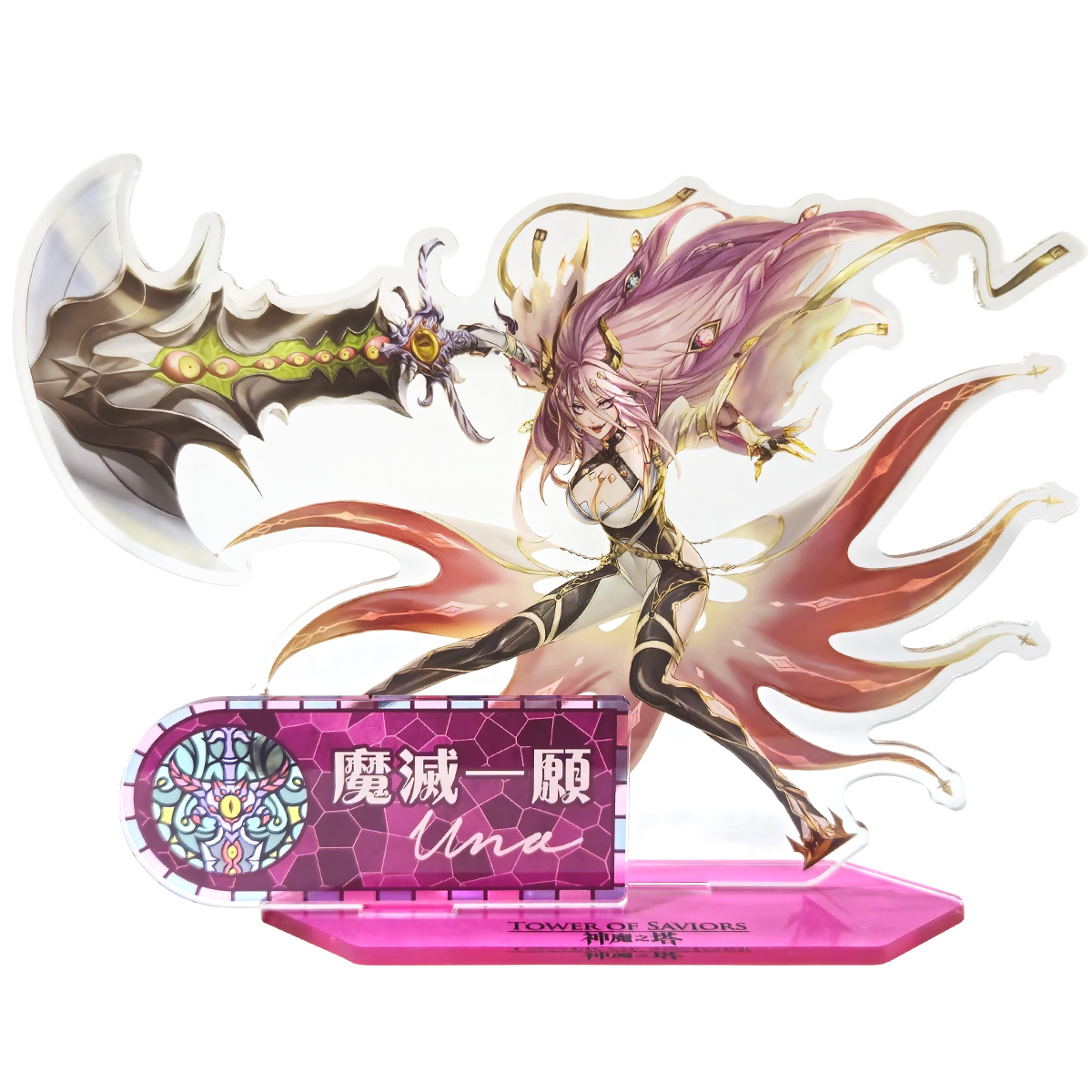 《神魔之塔》黑金角色壓克力組（零覓/一願）