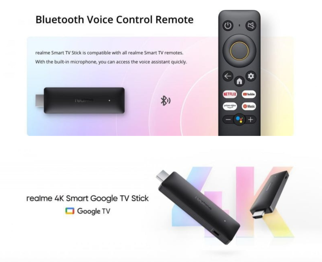 Realme 4K Smart Google TV Stick