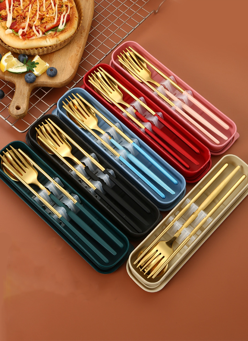 便攜式不銹鋼餐具套裝 AD1426