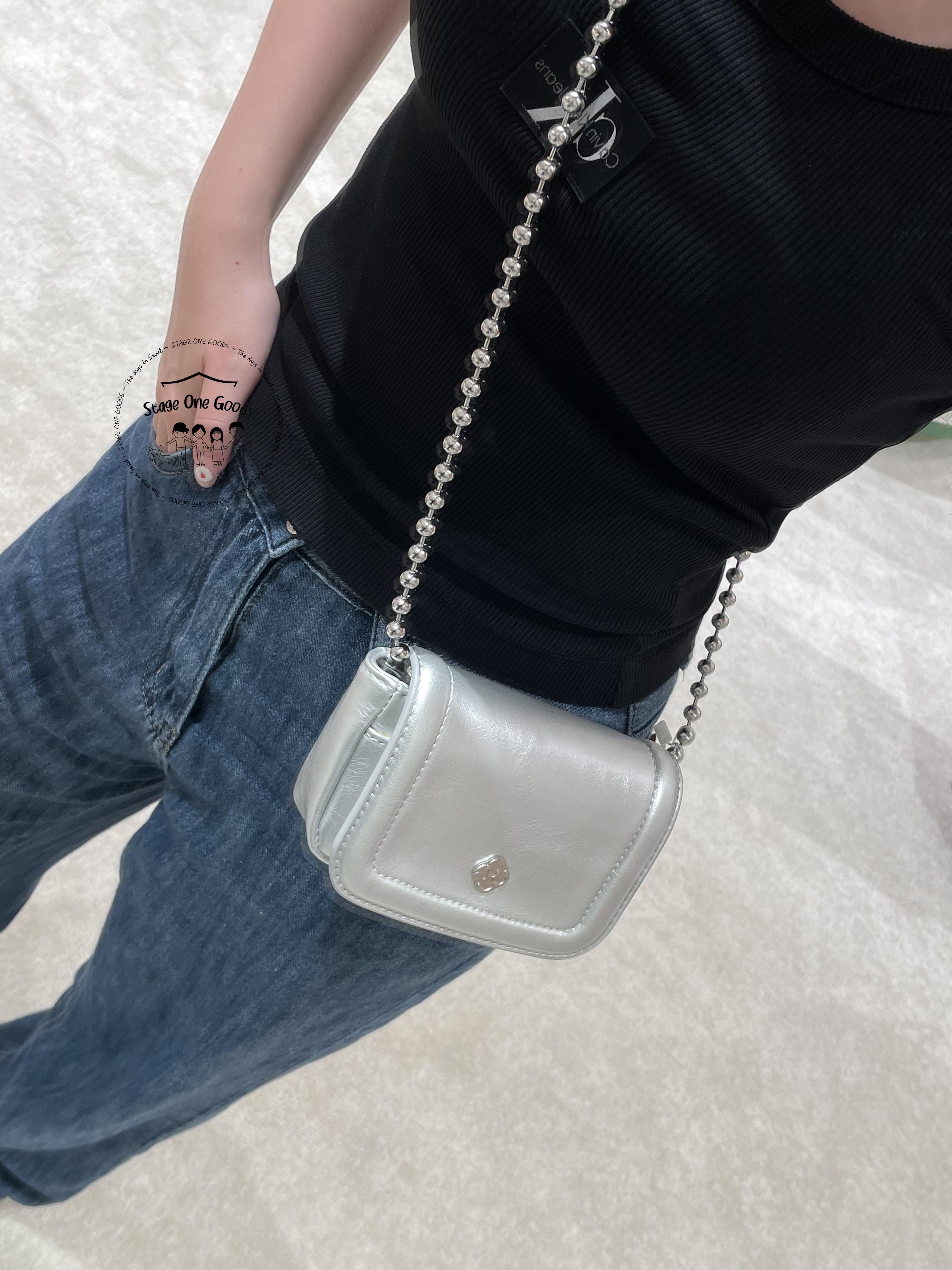 HEEARI Poppy Chain Mini Bag
