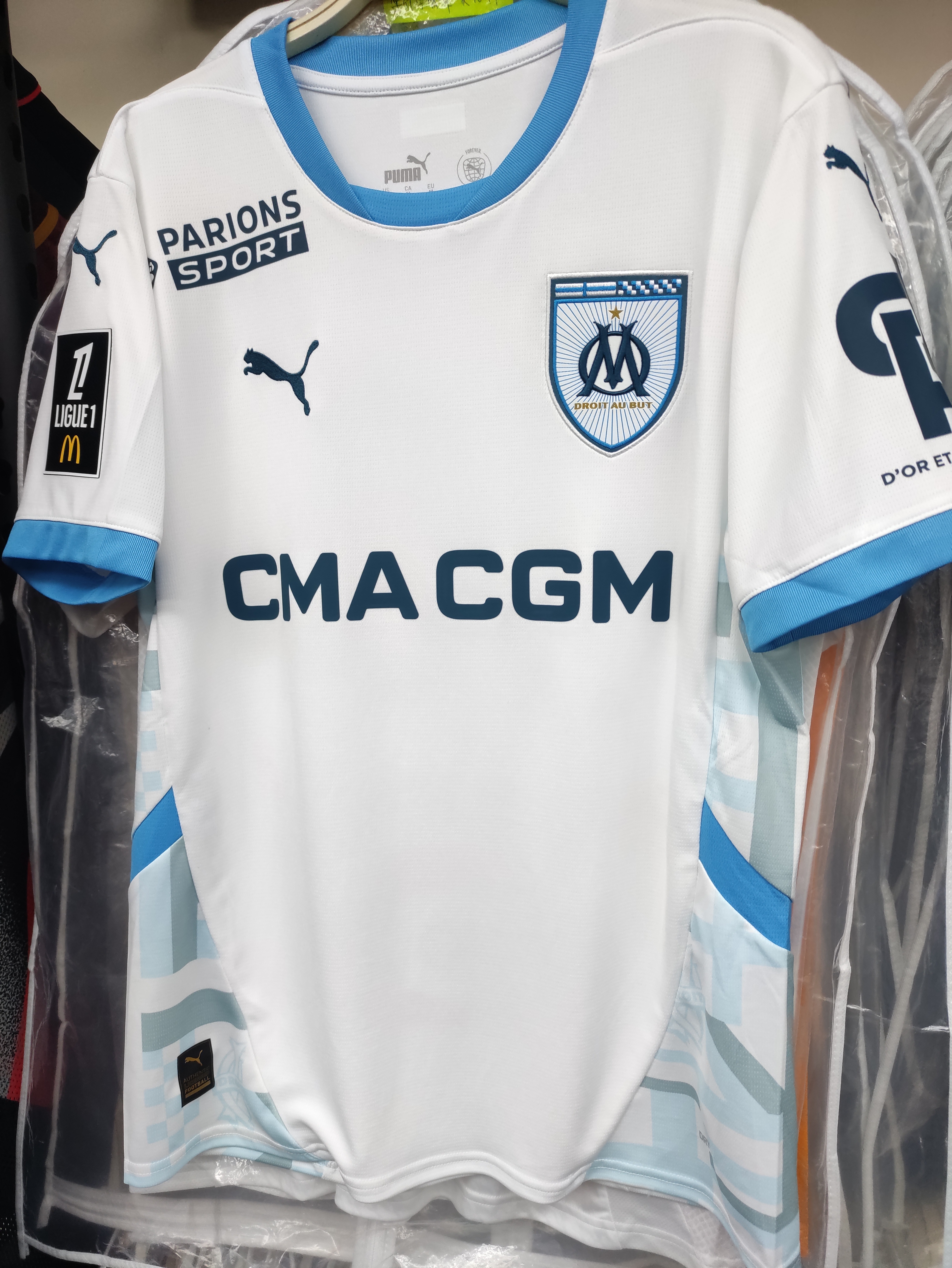 24-25馬賽主場格連活球迷版球衣