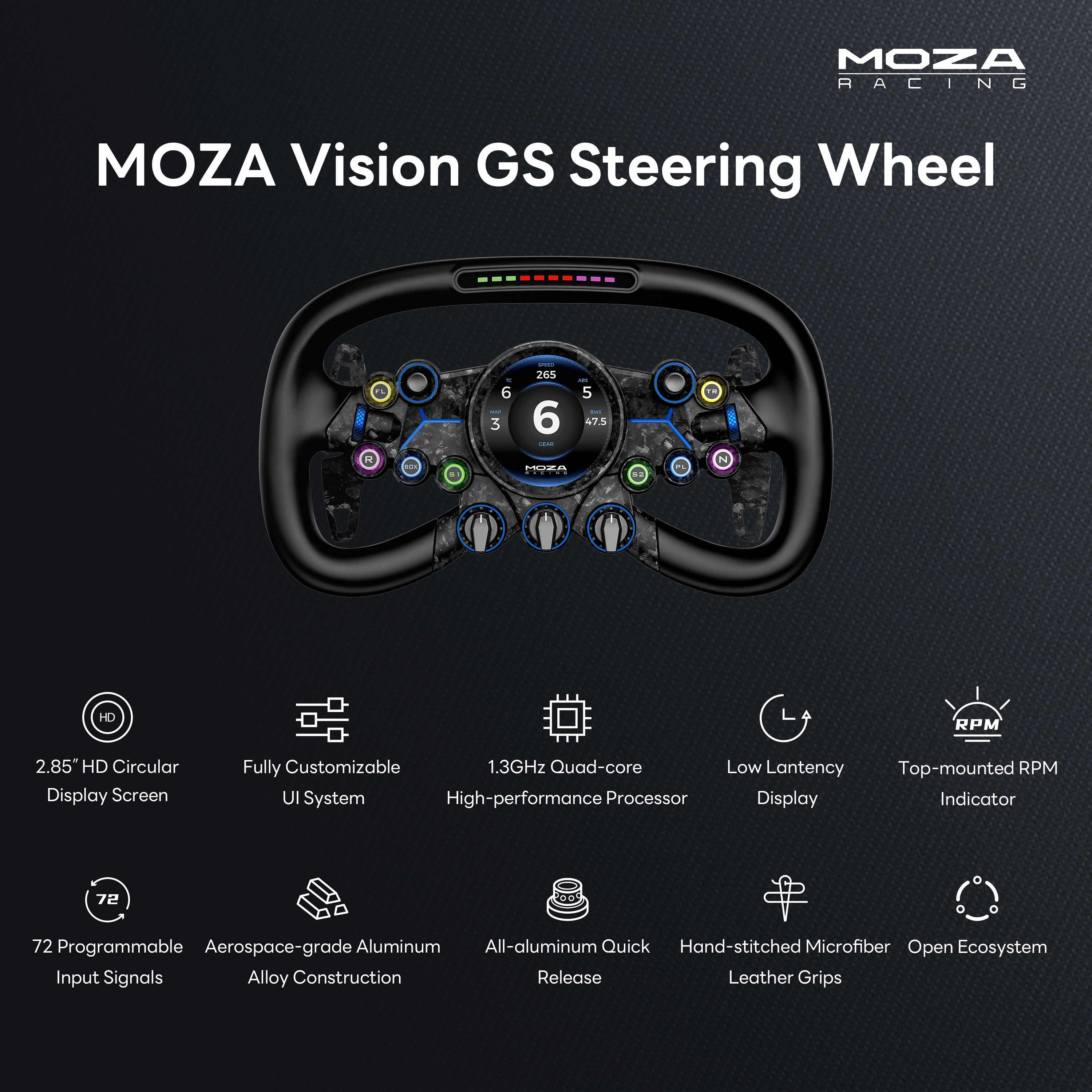 MOZA VGS Steering Wheel