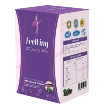 FeelFing - 天然排毒減肥煥顏纖體飲 14包 [平行進口] 瘦身收身 去水腫消脂 祛濕