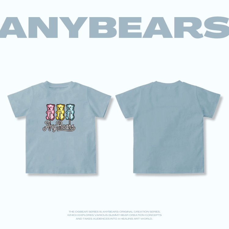 ANYBEARS® Kids collection Lollipop BEAR 棒棒糖熊兒童短Tee