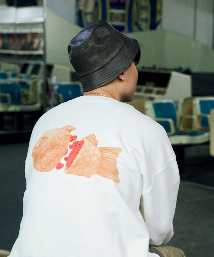 "代購" Kurt Wu 24AW 大學踢 鯛魚燒 “TAIYAKI” crew SWEAT