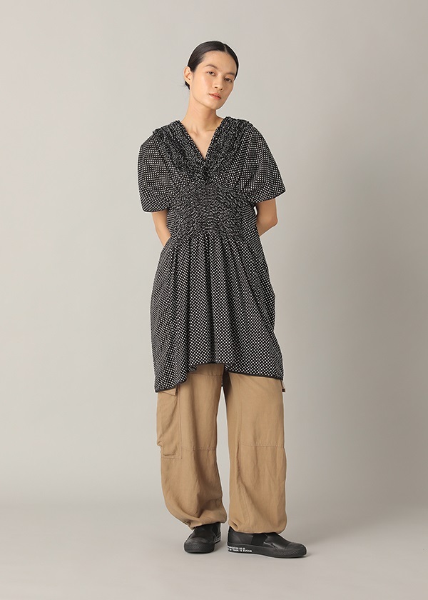 預購 - Zucca圓點印花束腰One Piece