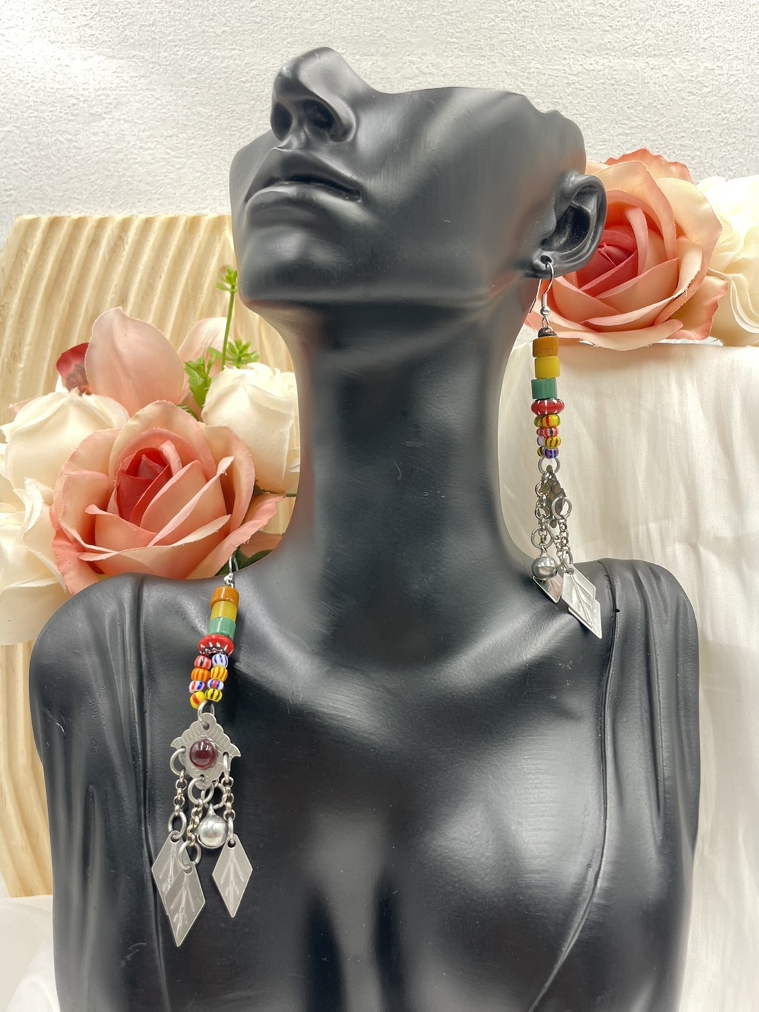 A款No.84串珠耳環