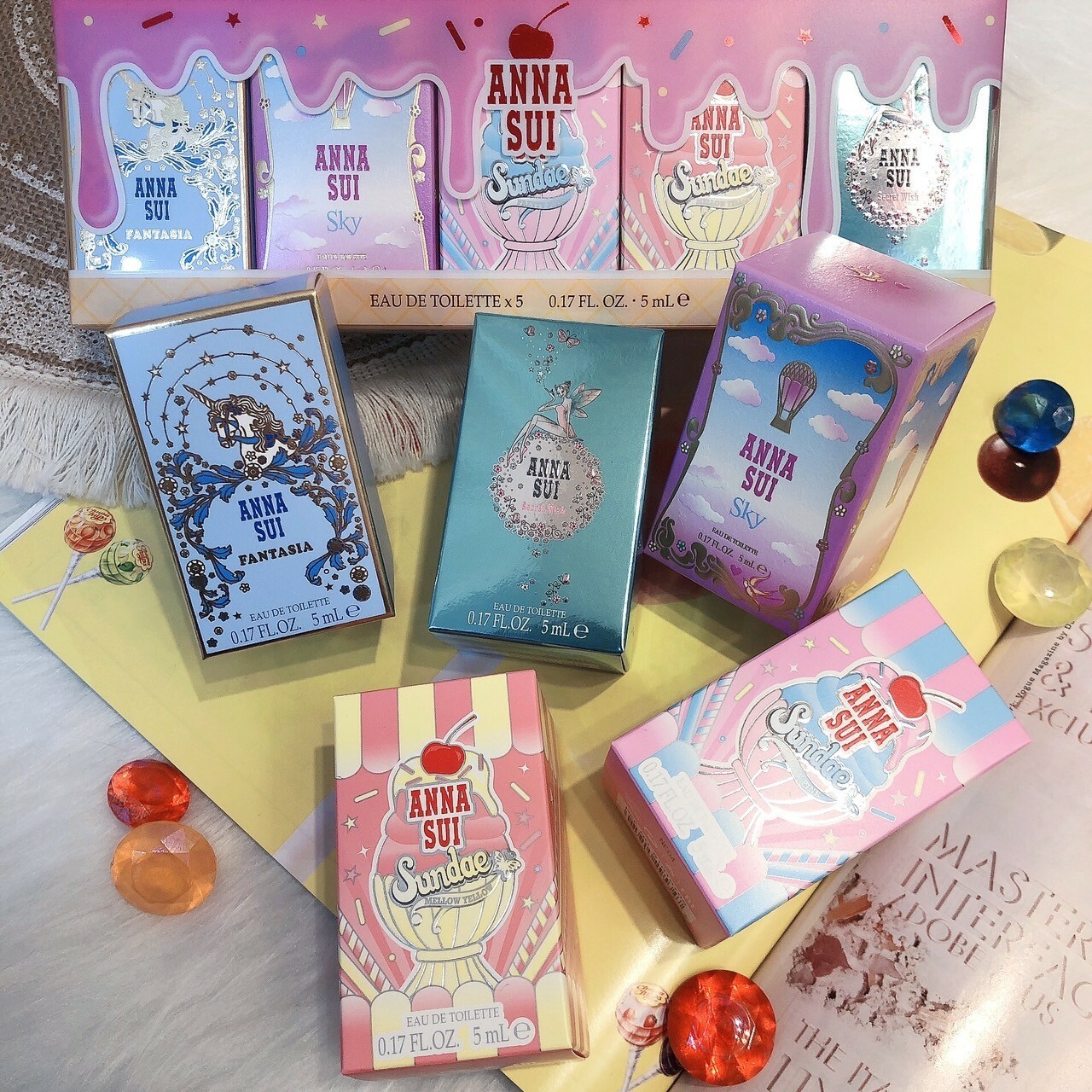Anna Sui 安娜蘇 童話聖代許願小香組 5ml*5入