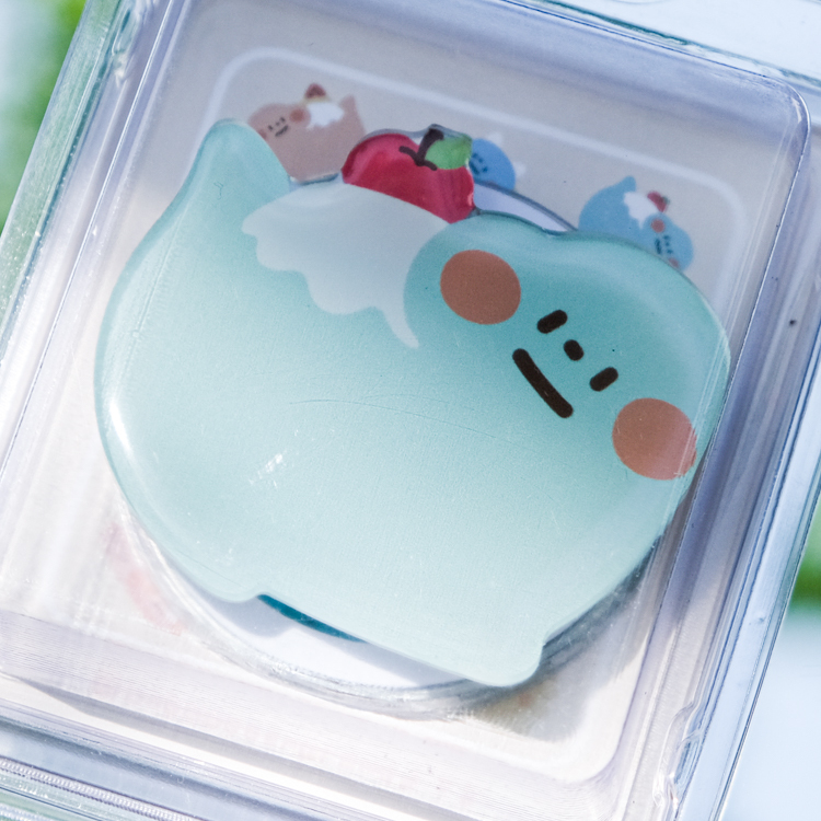 狗狗的小跳步，繪蹦砰｜磁吸手機支架｜藍蘋果雷龍款