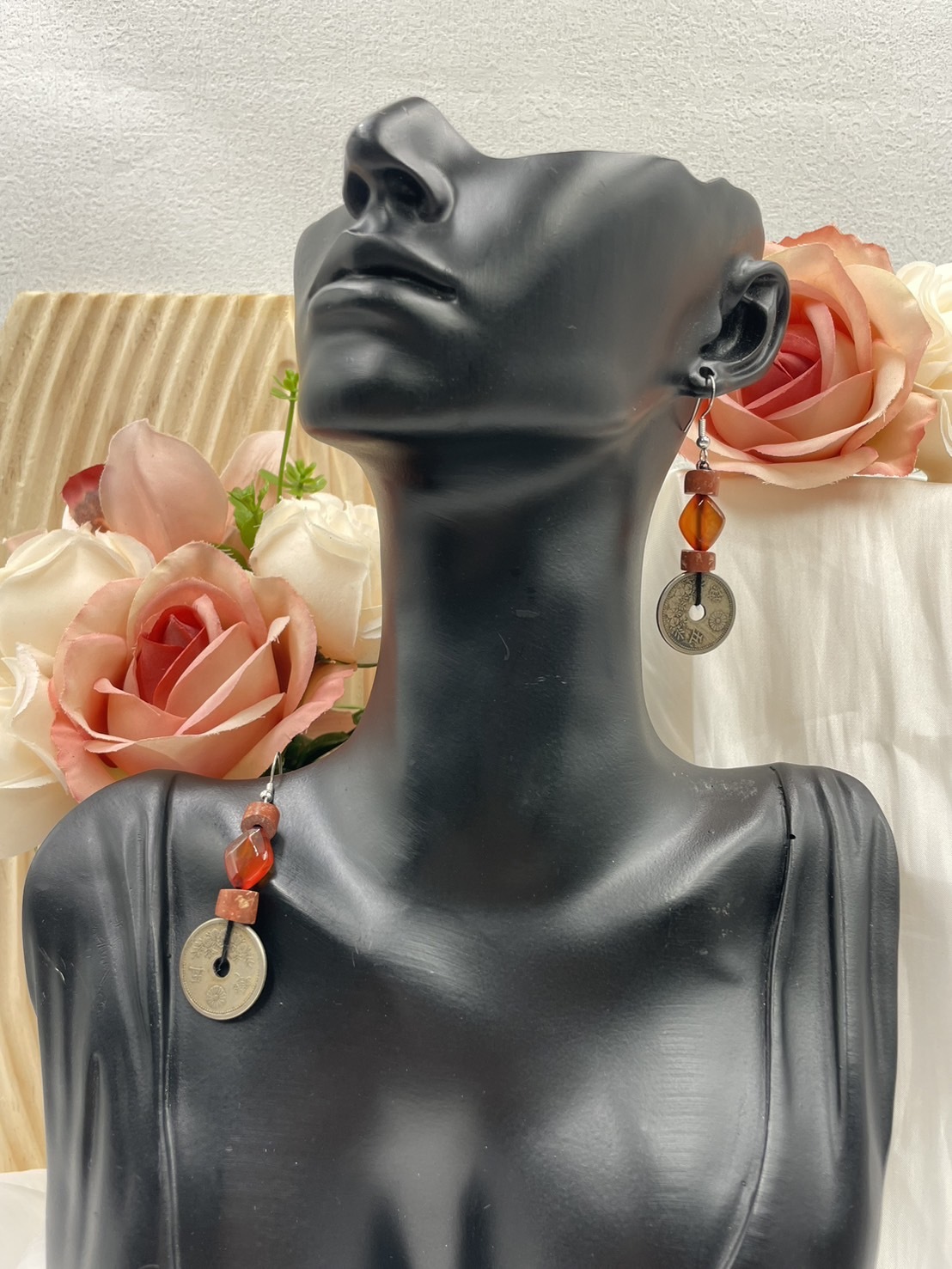 A款No.92串珠耳環