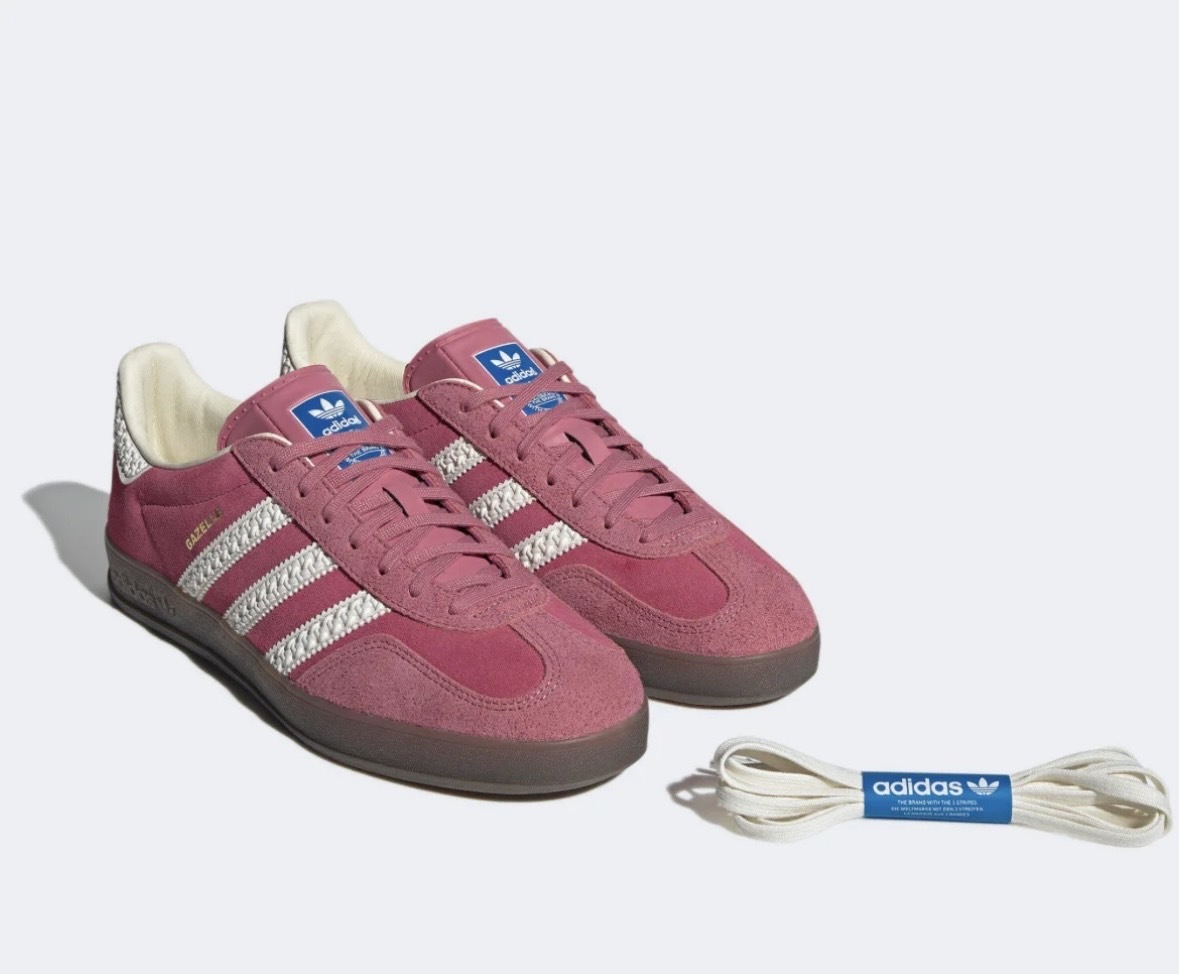 特價現貨┃adidas GAZELLE INDOOR 桃紅 草莓熊 樹莓粉
