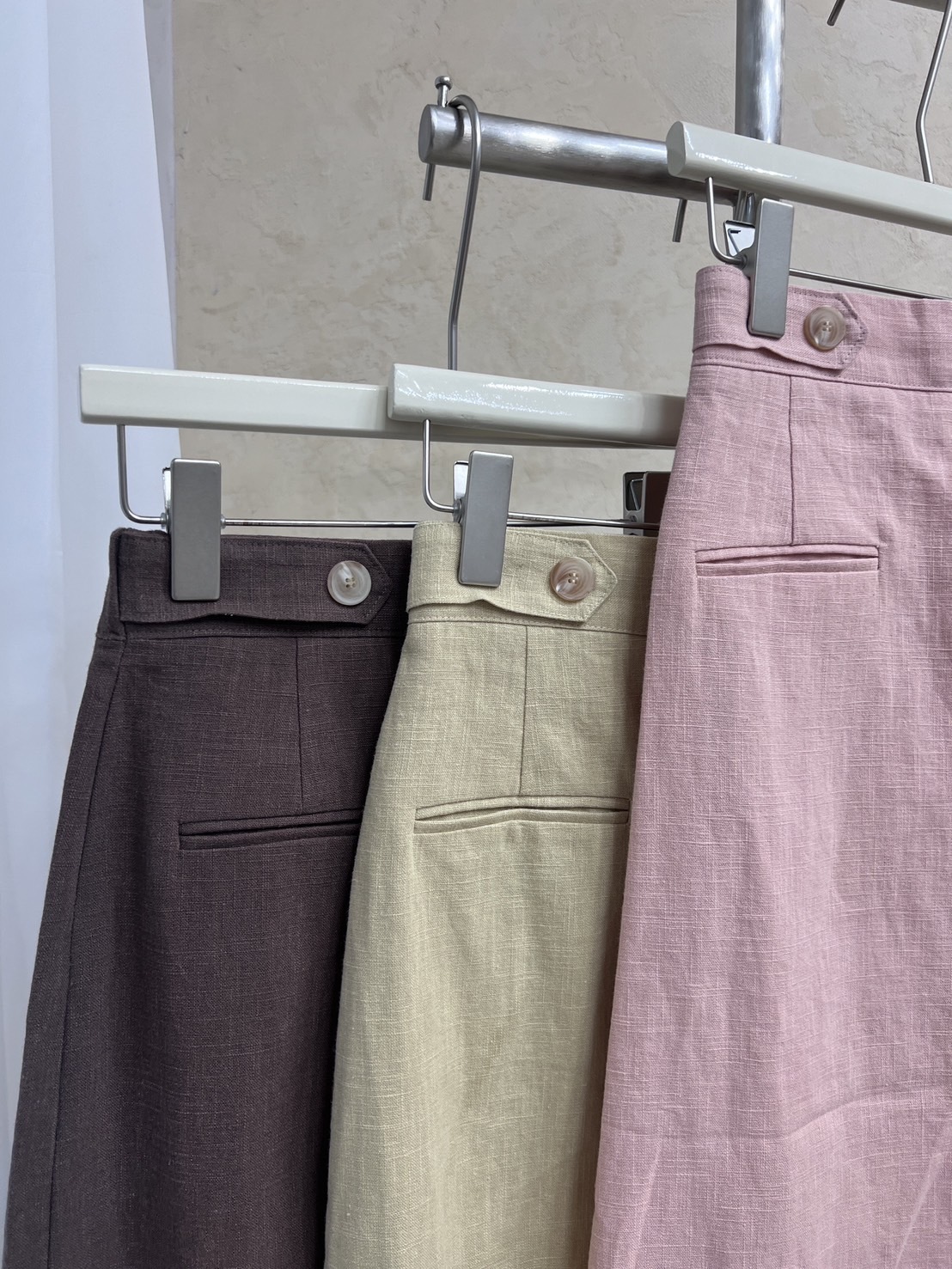 正韓腰間雙釦半身裙