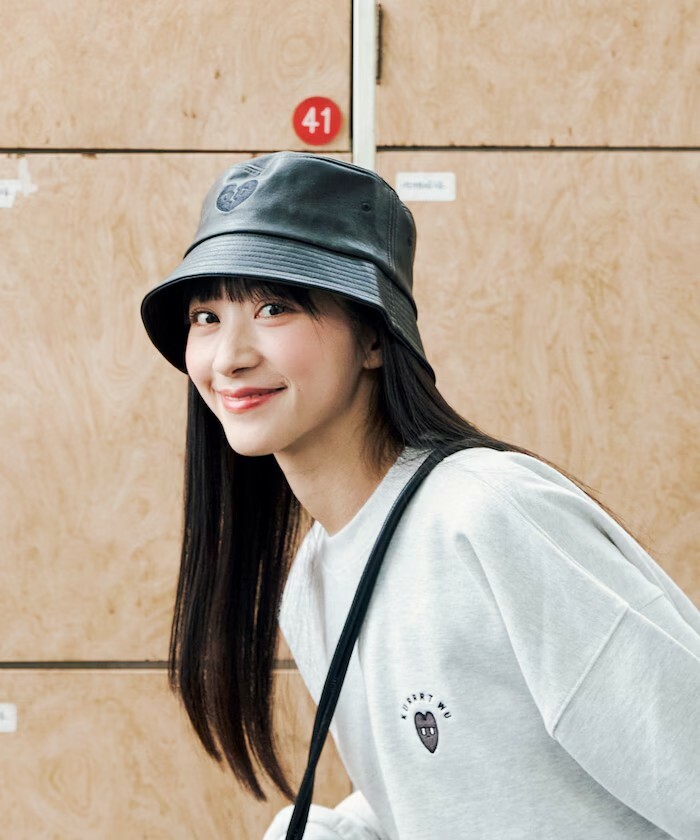 "代購" Kurt Wu 24AW PU leather 皮革漁夫帽 bucket hat