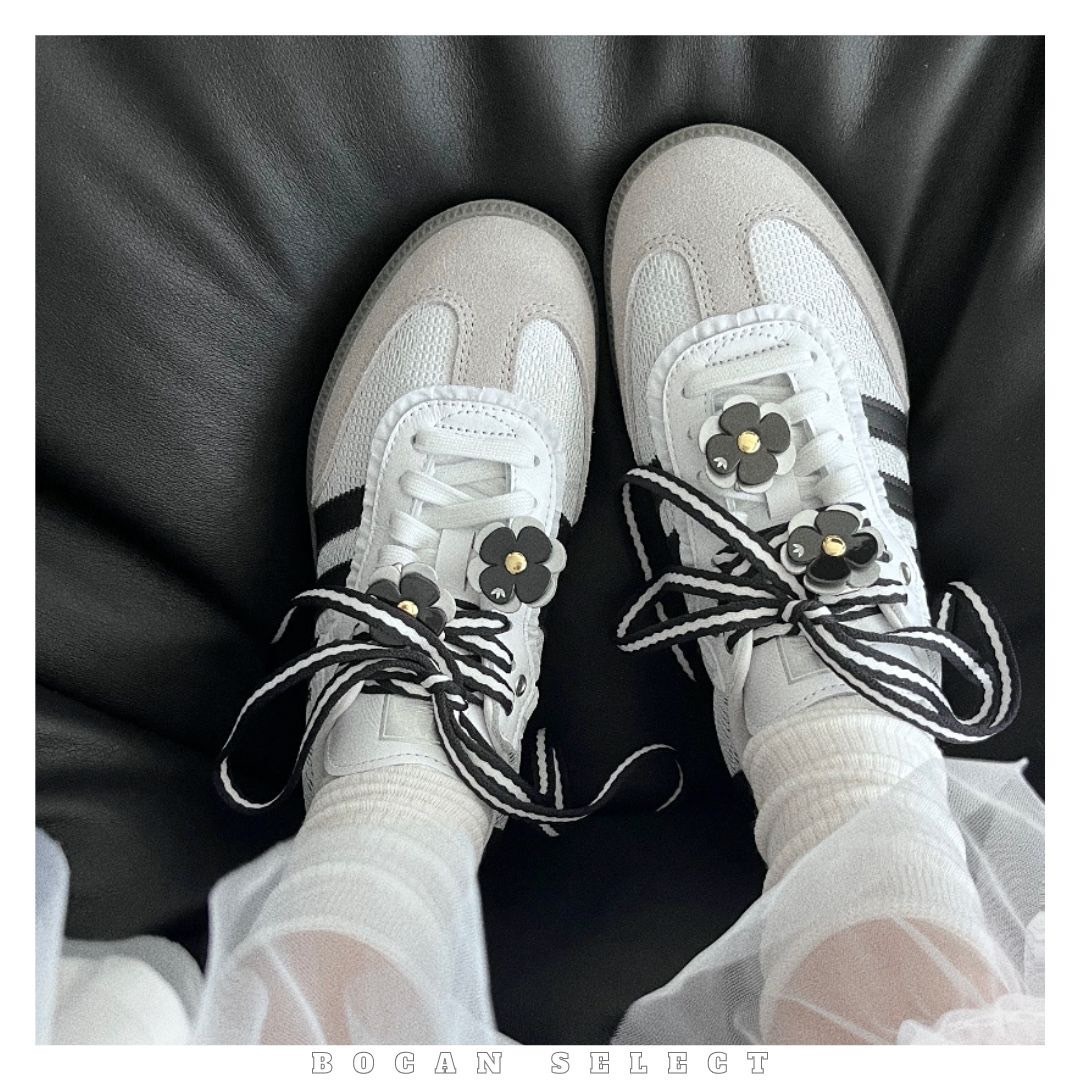 ADIDAS SAMBA OG 小香風 蕾絲 小花 女鞋