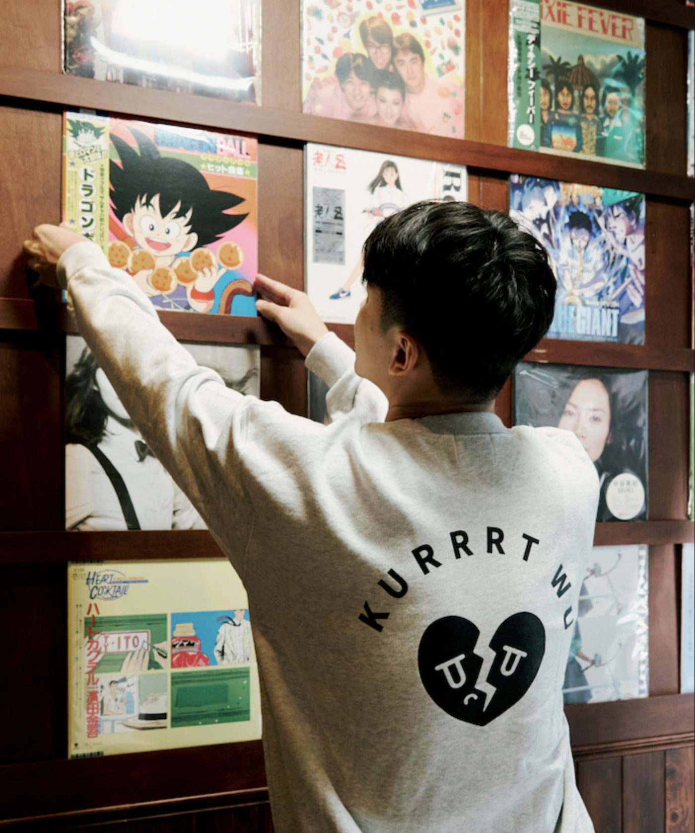 【代購】Freak's Store x Kurt Wu Two Side Broken Heart 印花大學Tee 4色