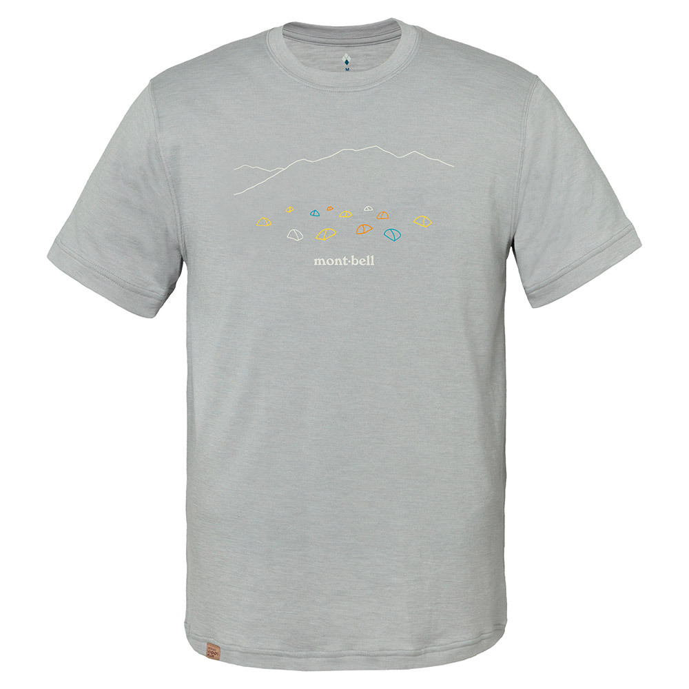 montbell: 美利奴羊毛 Merino Wool Plus Light T Men's Sky High Camp