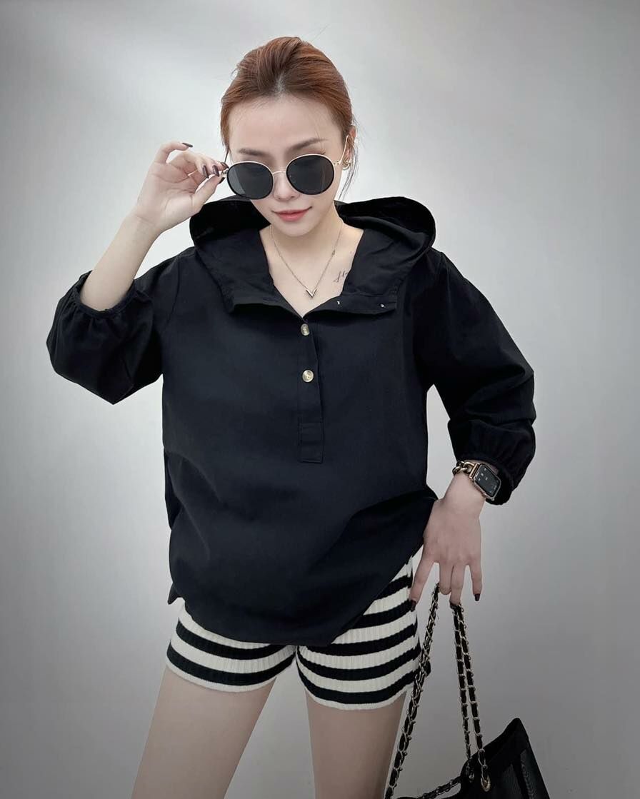 【減齡必備的挺版連帽襯衫】（現貨）