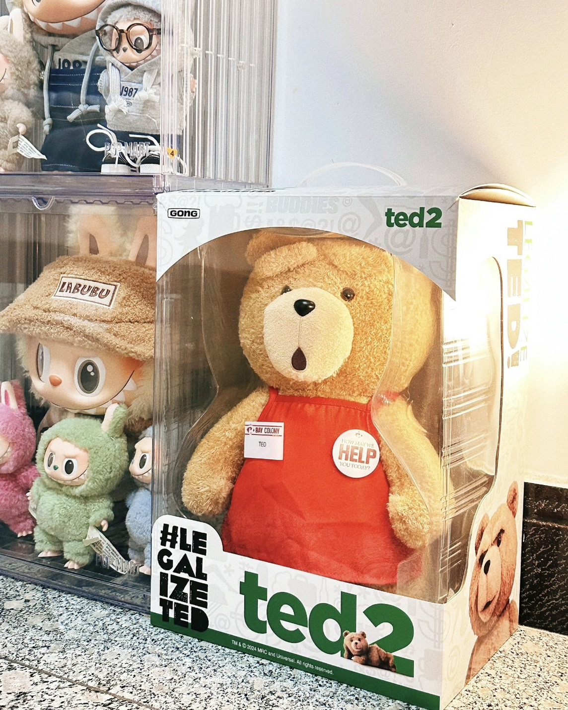 <正版授權>POPMART泡泡瑪特 TED2 熊麻吉 泰迪熊 可動絨毛玩偶 30公分