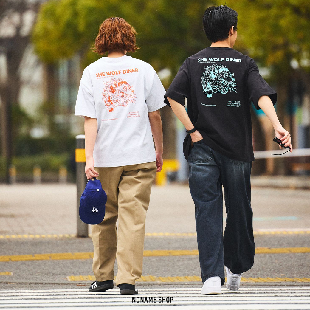 <期間限定> SHE WOLF DINER x FREAK'S STORE 聯名 狼 塗鴉 短T 三色 (男款)