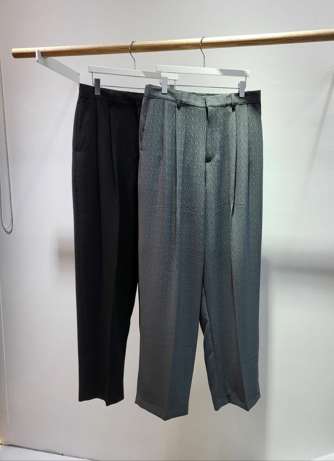 淨色鬆身西褲 Crunky_youth-060P