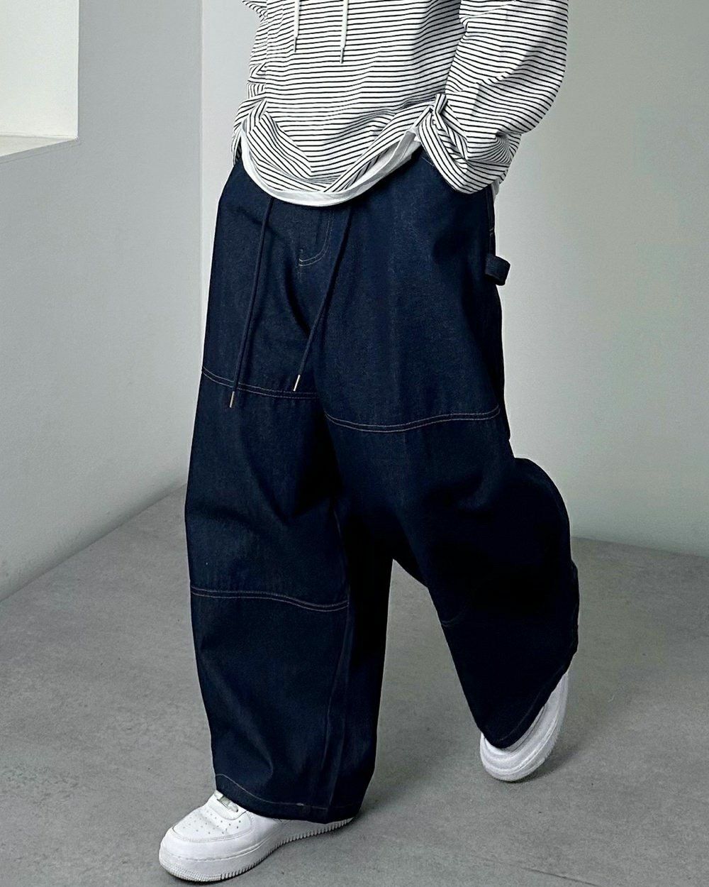 淨色鬆身牛仔褲 COSTES-014P