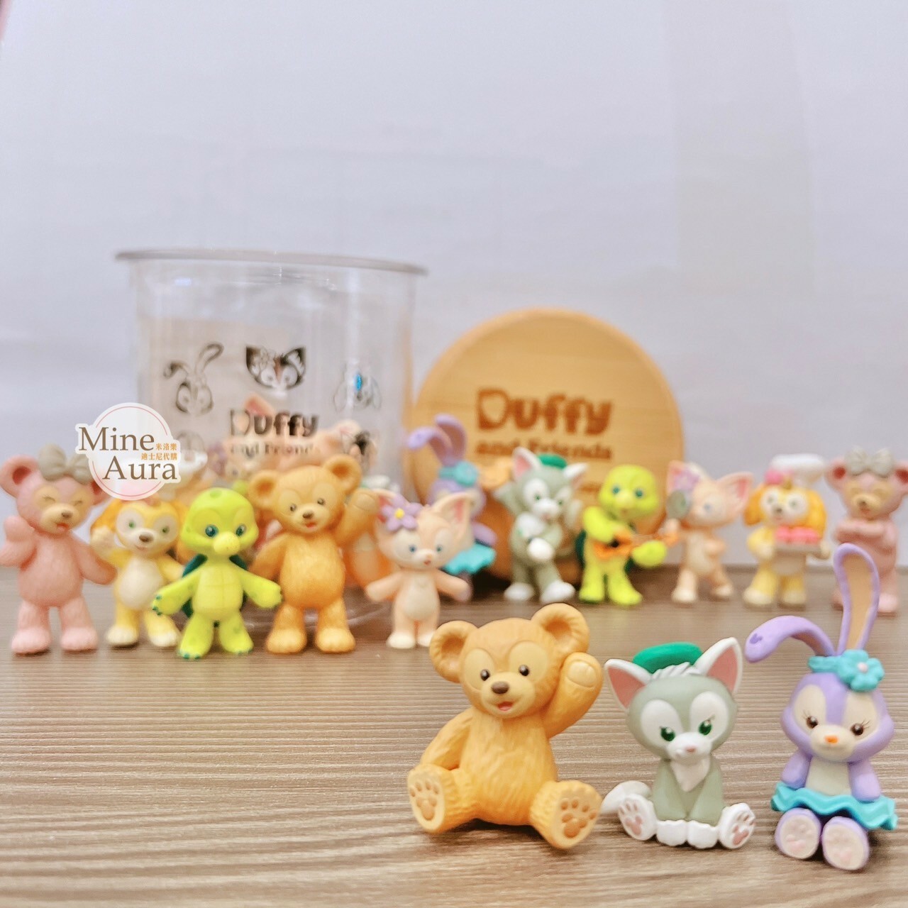 樂園限定 達菲 Duffy 與好友們 迷你公仔+罐子 -香港迪士尼樂園