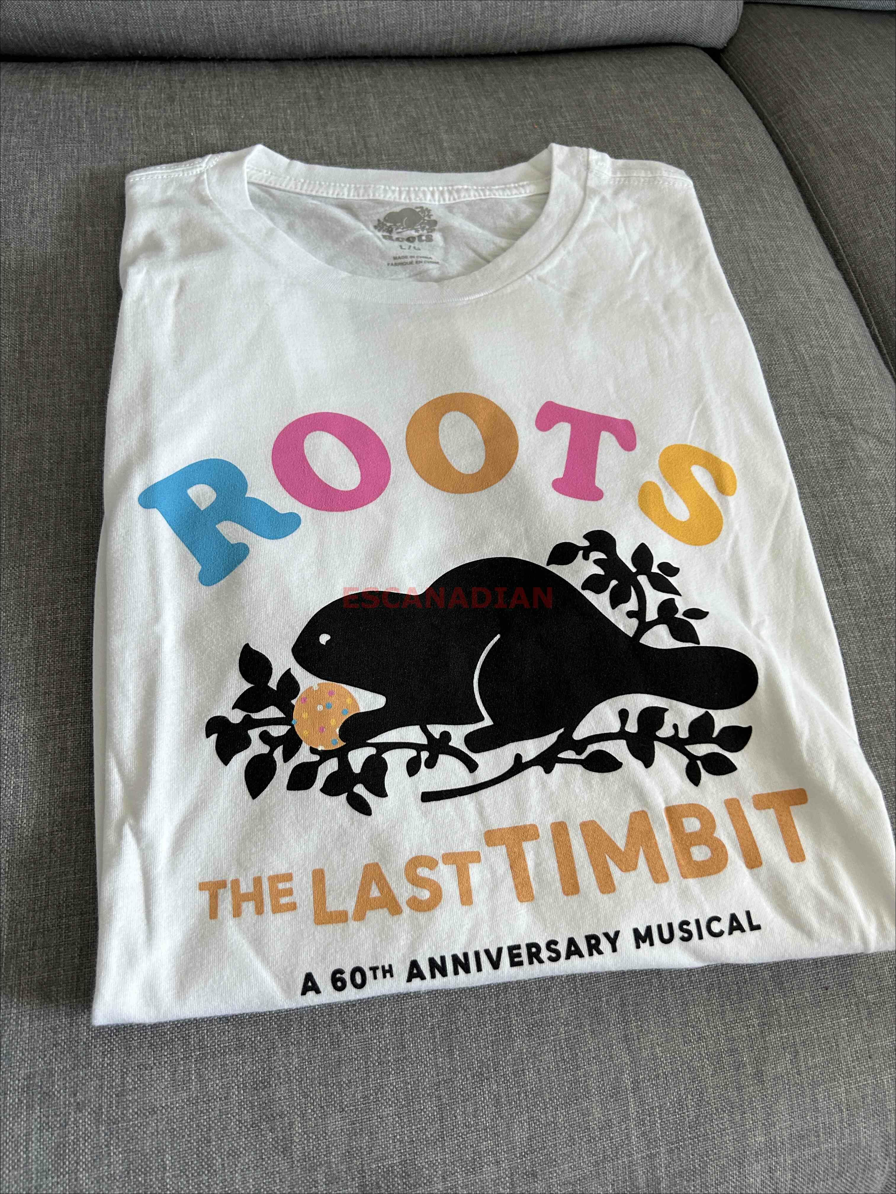ROOTS x Tims聯名款 女大人 有機棉 60週年紀念款 短TEE