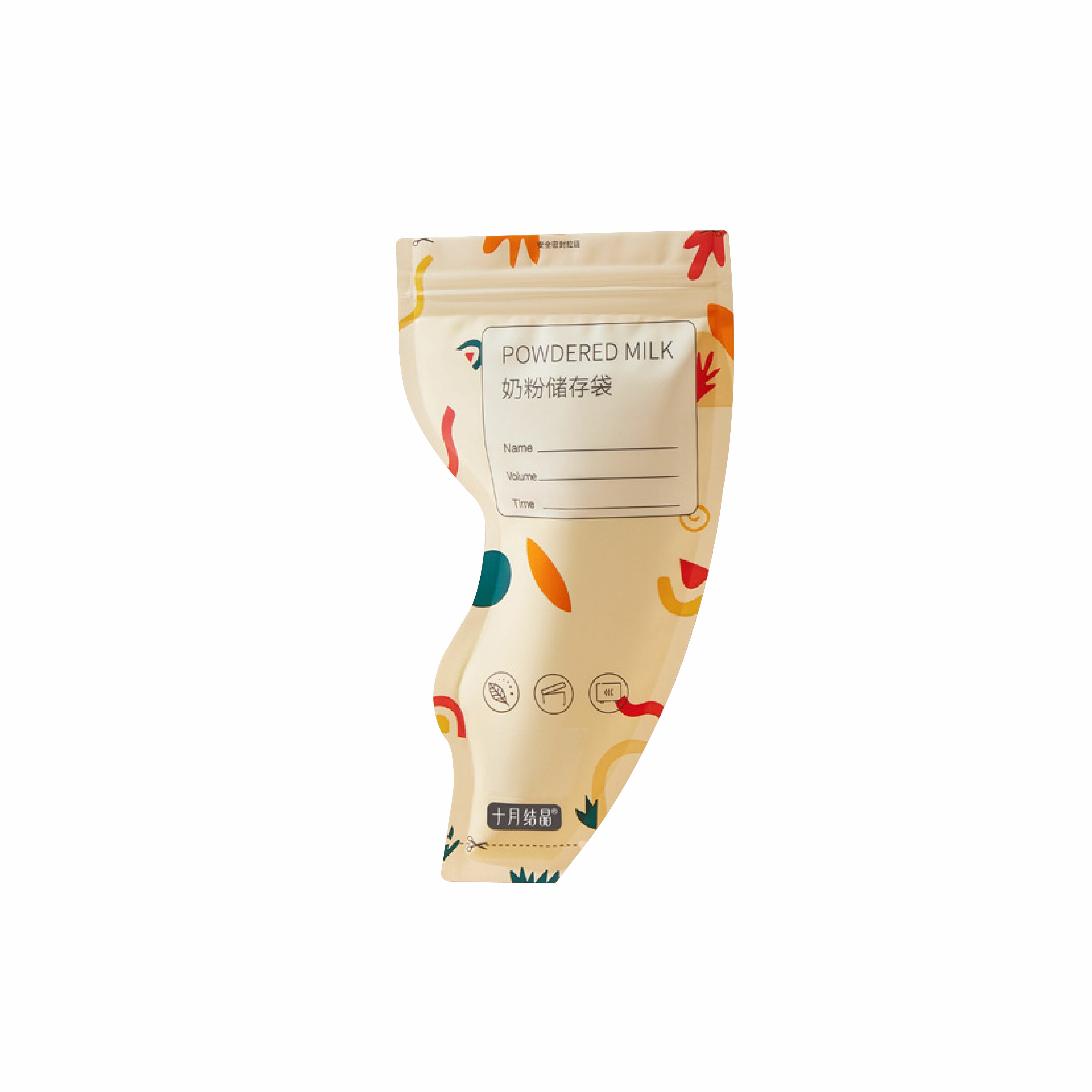 十月結晶奶粉袋