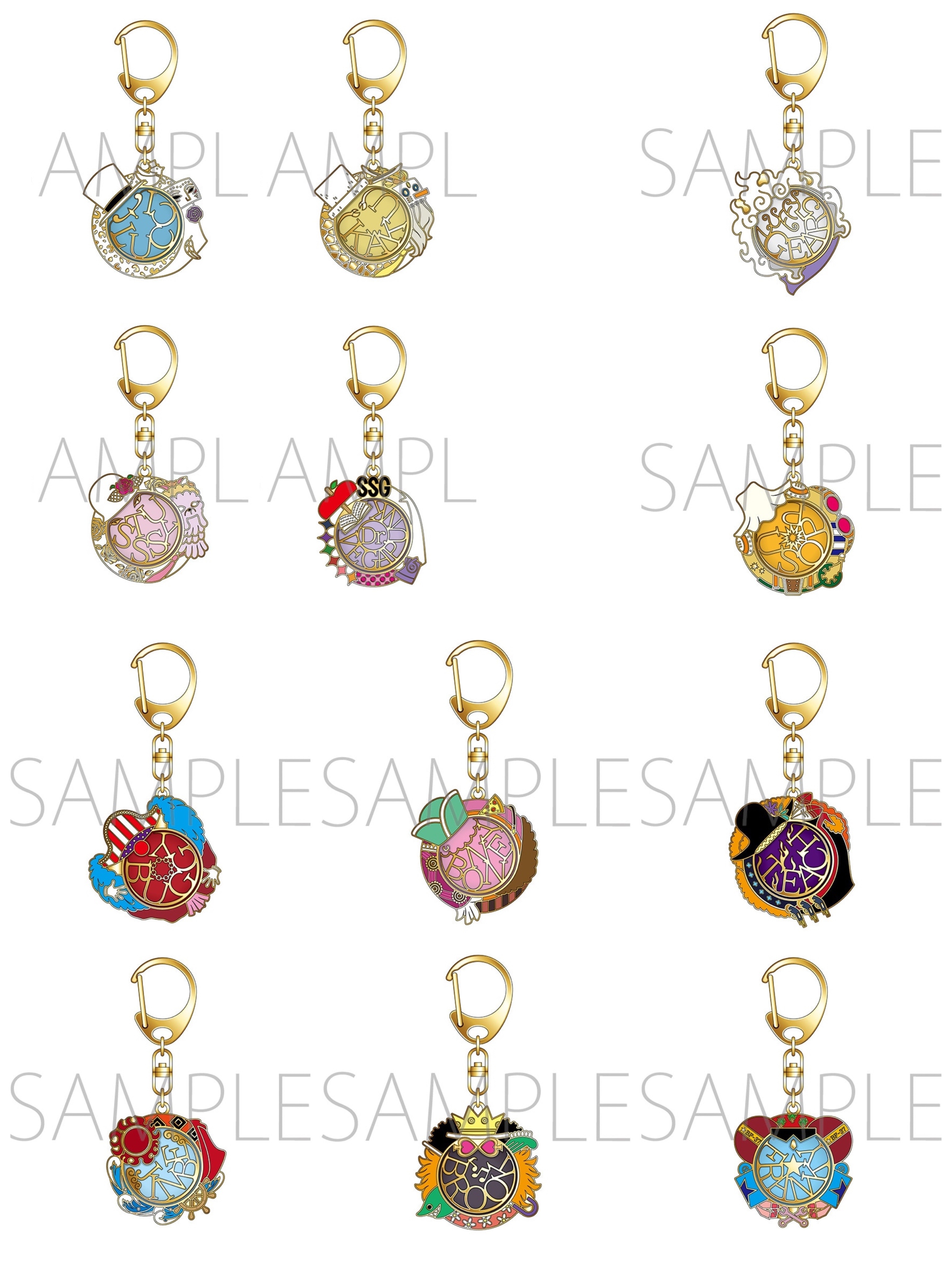 MOVIC 預訂 2024/12月 ONE PIECE　シンボルモチーフキーホルダー