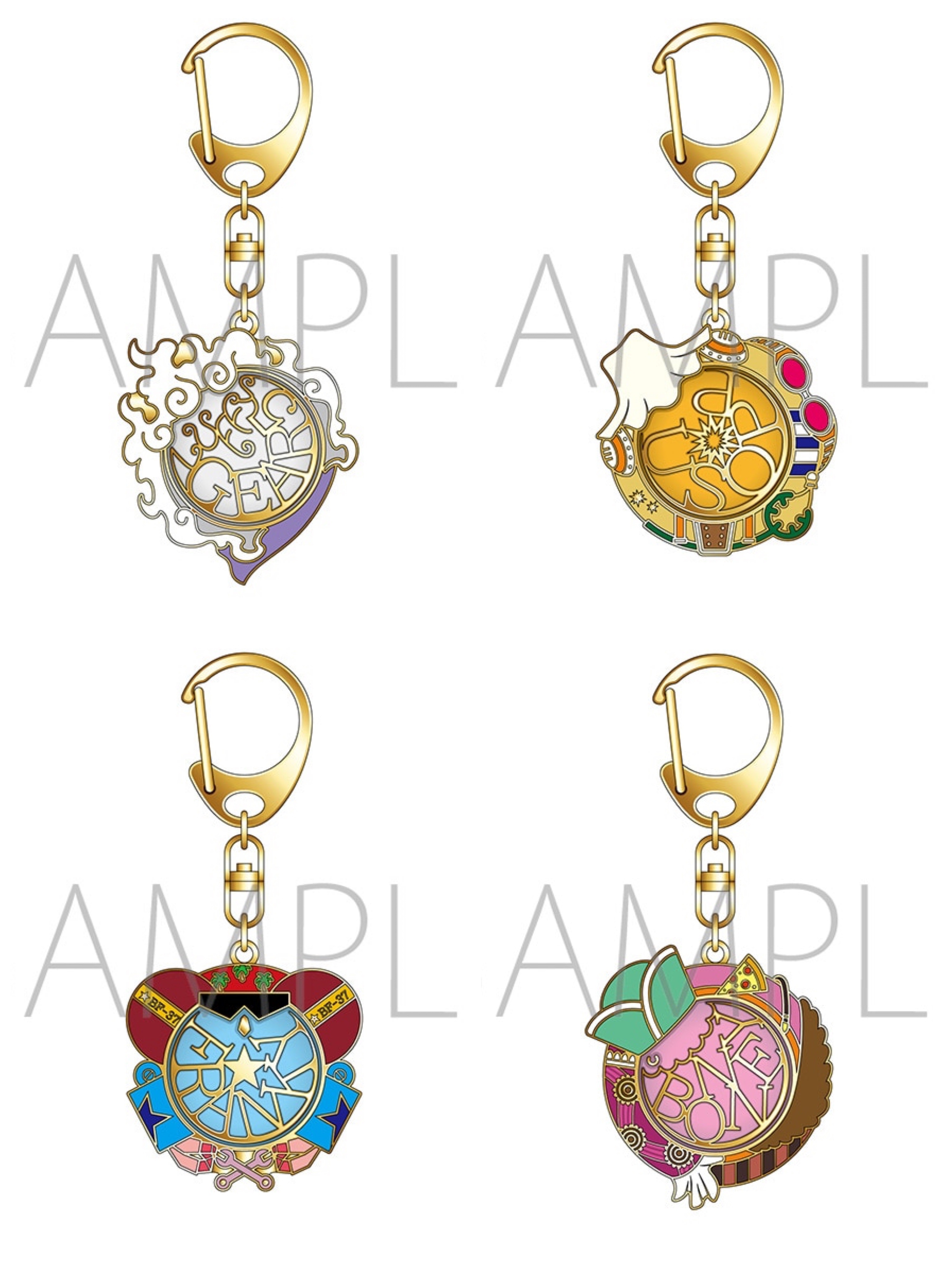 MOVIC 預訂 2024/12月 ONE PIECE　シンボルモチーフキーホルダー