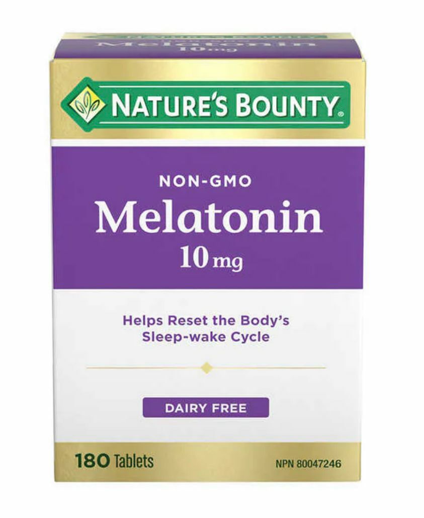 加姐 Nature’s Bounty 褪黑素 (瞓覺丸) 10mg 180粒 *滿$899包京東送貨上門* CC144