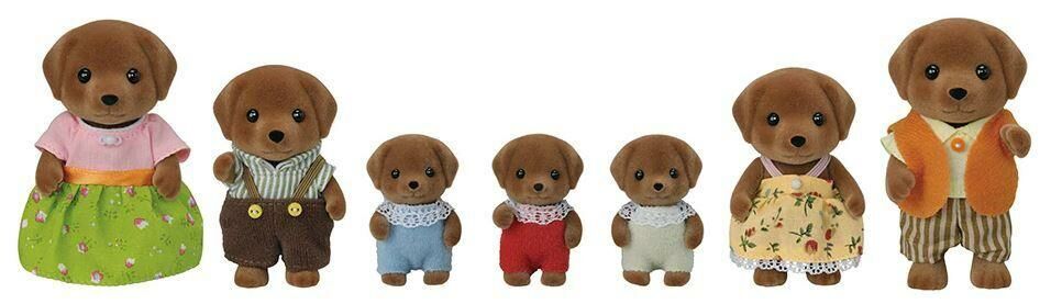 Sylvanian Families 森林家族 - 朱古力拉布拉多家族