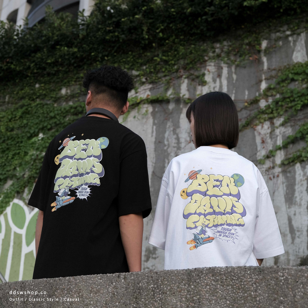 "現貨" Ben Davis "LAUNCH SMOKE TEE"月球 地球 火箭 太空猿人 泡泡字
