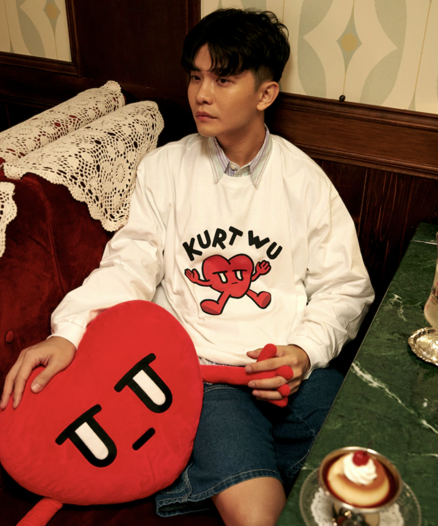 【代購】Freak's Store x Kurt Wu Front Heart L/S Shirt 正面愛心薄長 2色