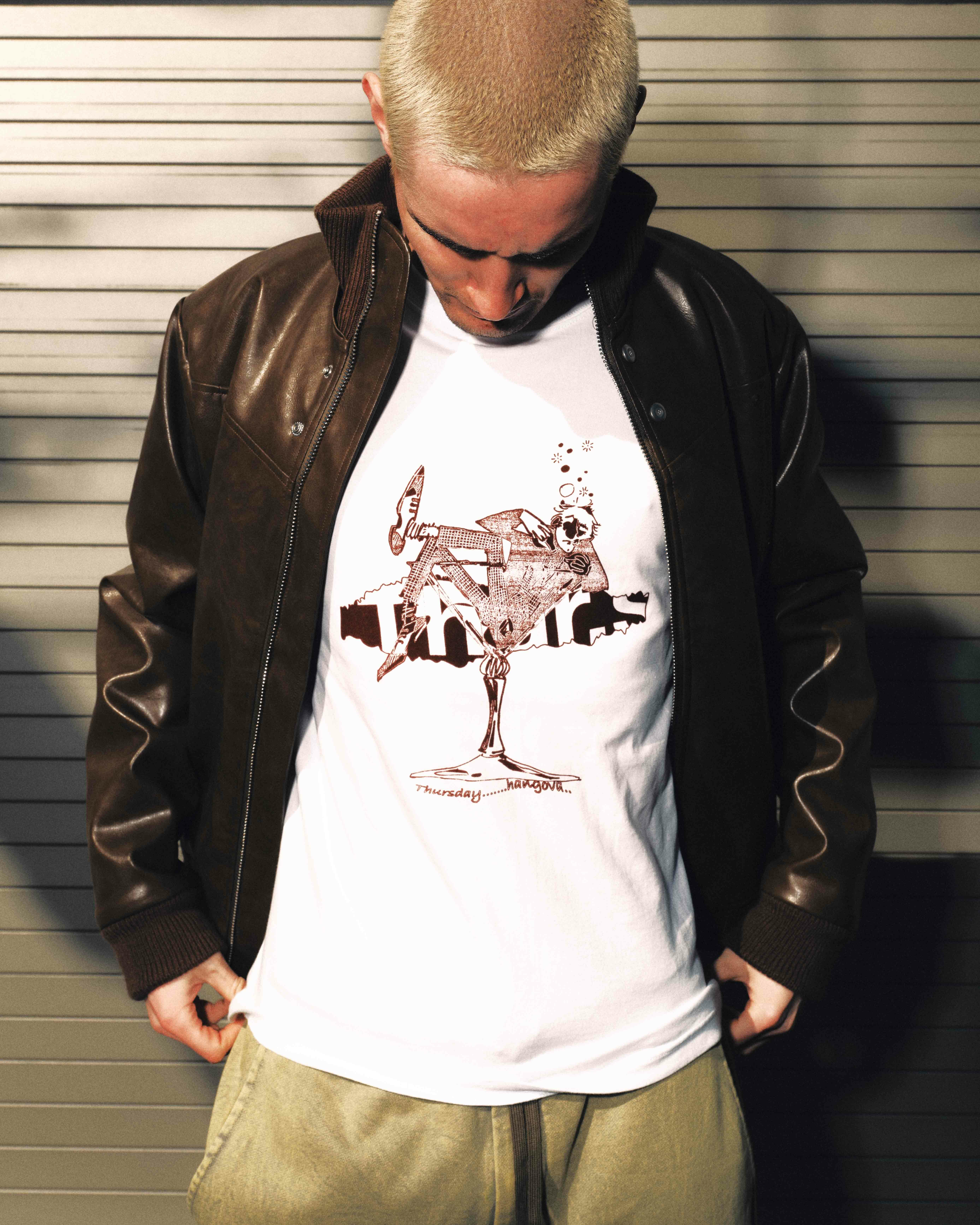 Thur. DSM / Pierrot tee - Black