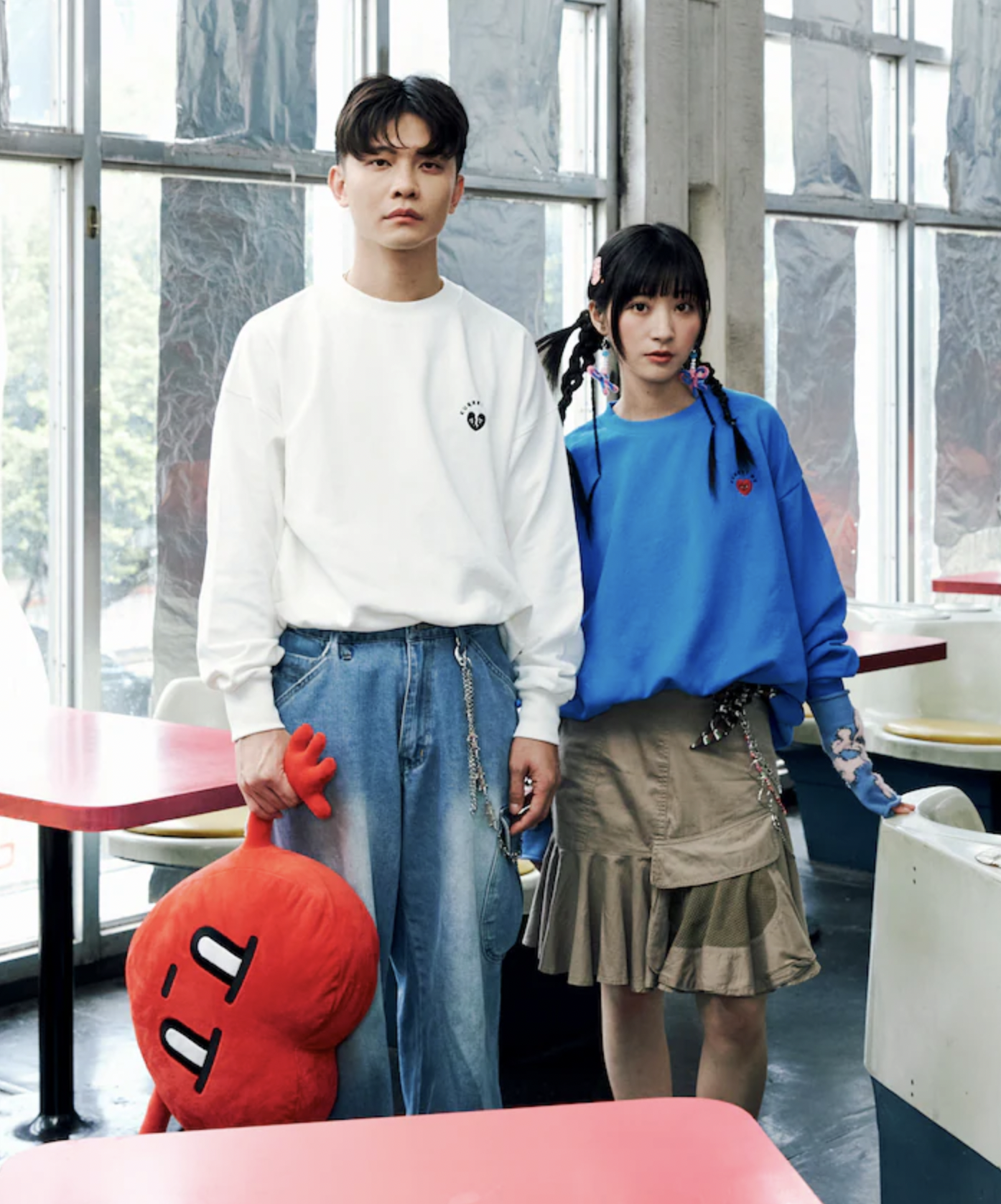 【代購】Freak's Store x Kurt Wu Consecutive Heart Crew Sweat 大學踢 5色