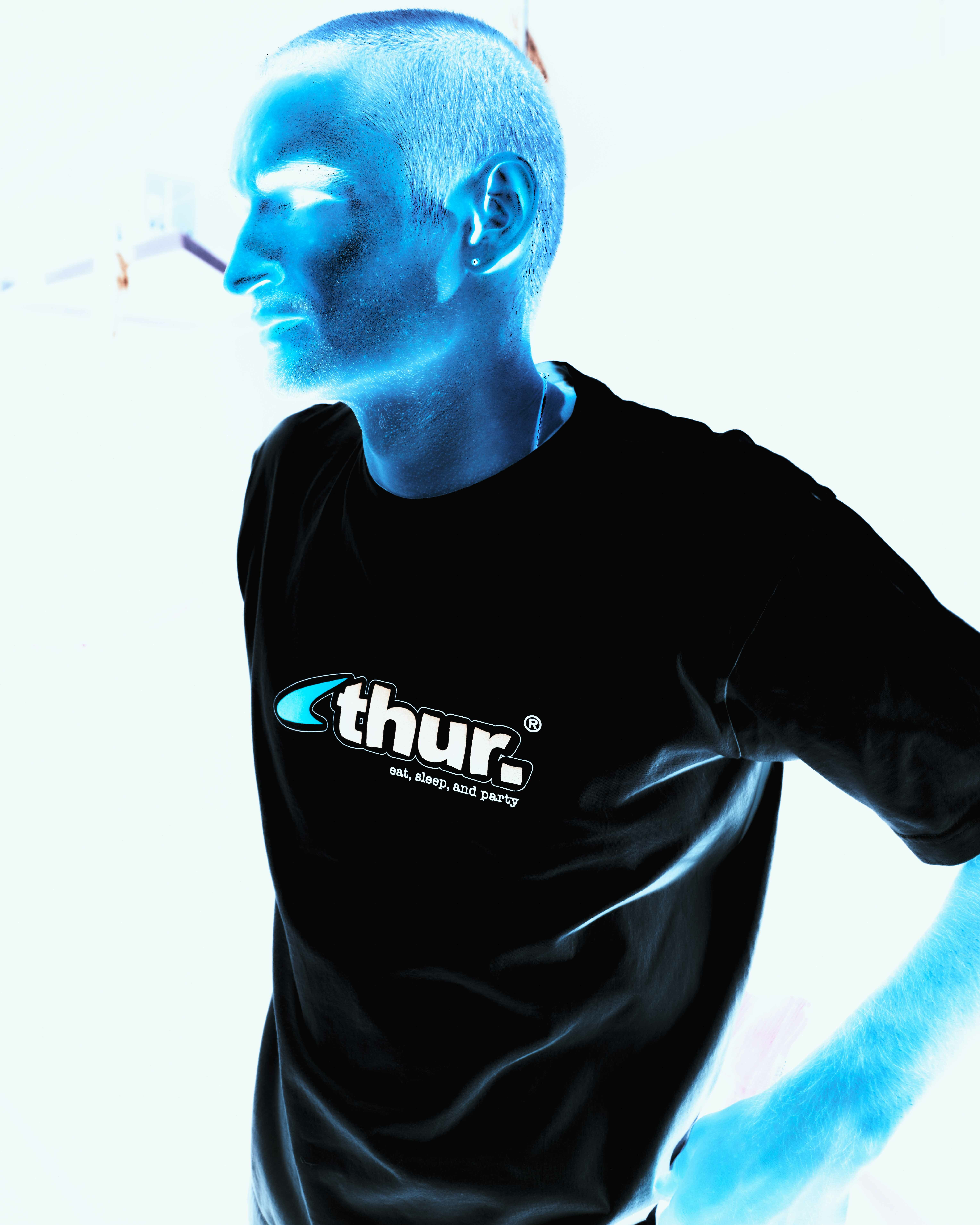 Thur. DSM / ESP logo tee - Black