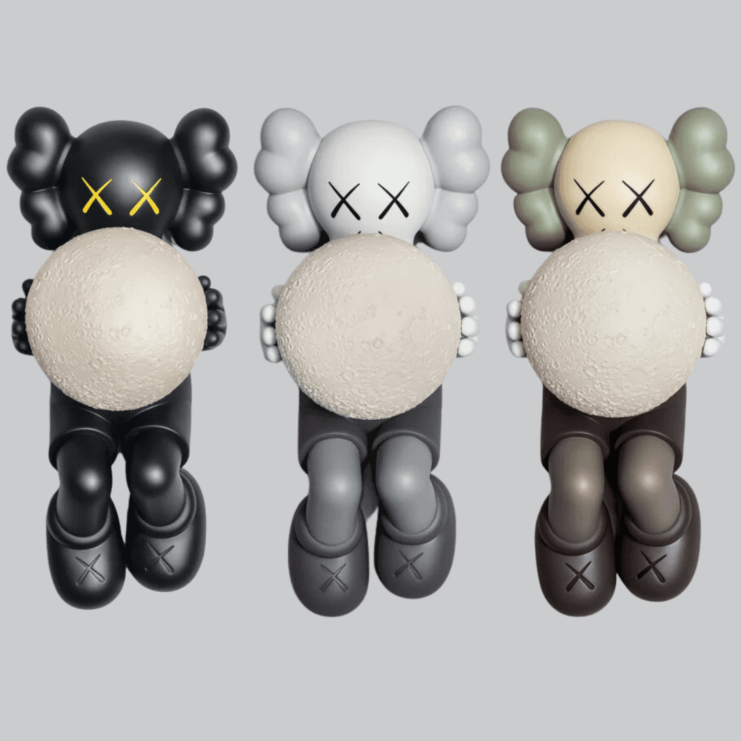 (Set Of 3) KAWS:HOLIDAY SHANGHAI - Figure (Black+Grey+Brown)