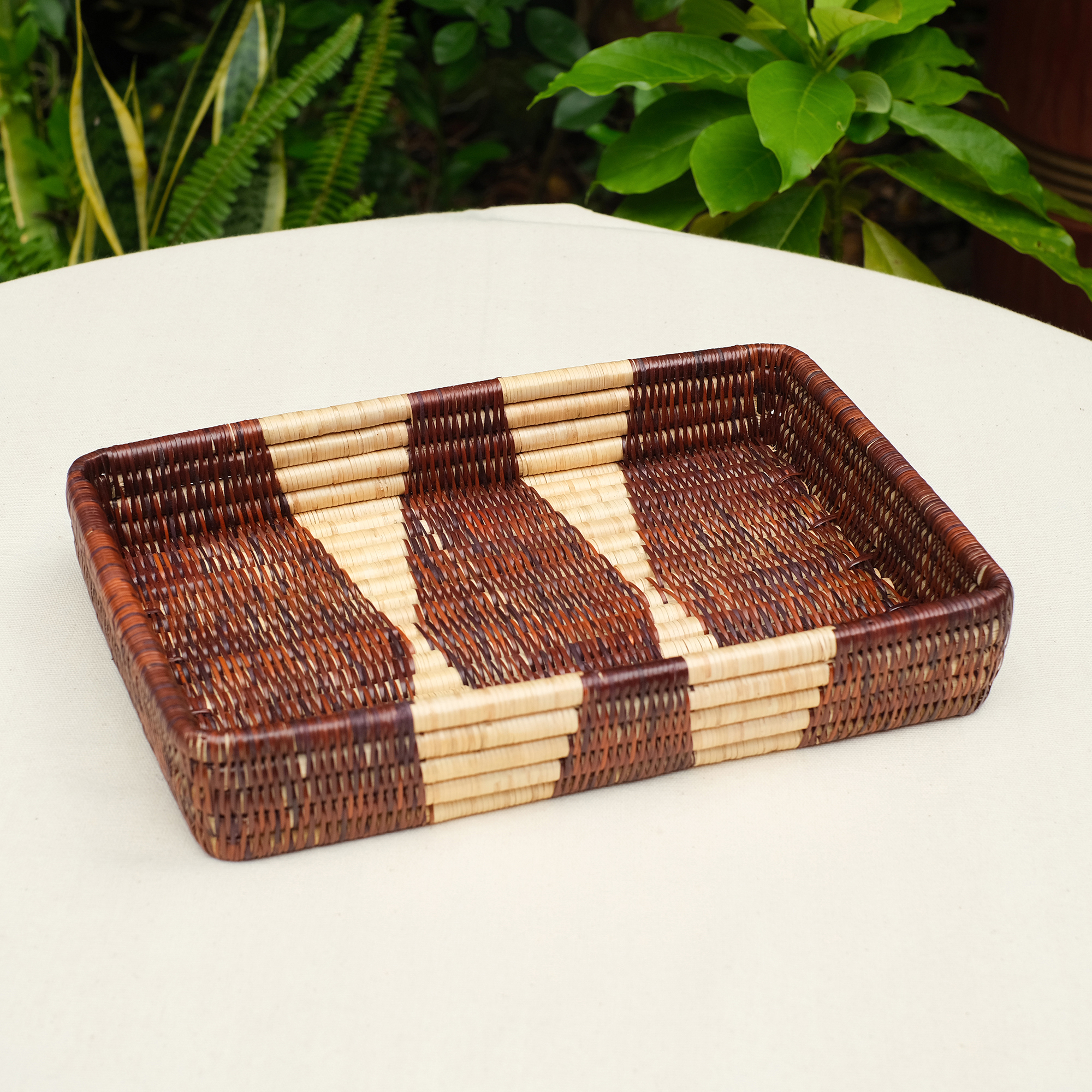 柳藤編織方盤｜Ayata Tray｜柬埔寨(格外品)