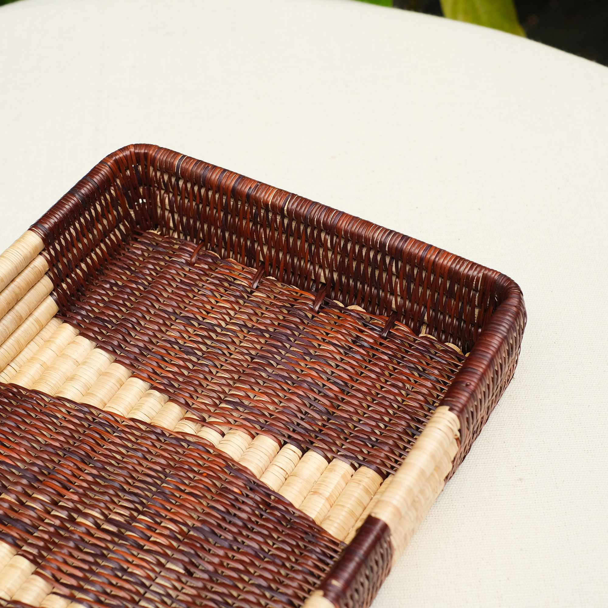 柳藤編織方盤｜Ayata Tray｜柬埔寨(格外品)