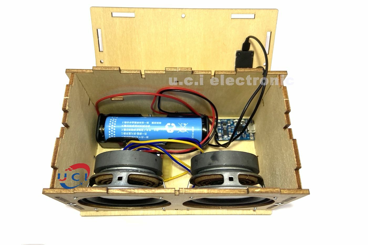 【UCI電子】DIY藍芽喇叭 喇叭 單體 音樂  喇叭套件 科技小製作 教學藍芽喇叭組 音響套件 焊接線習 散件