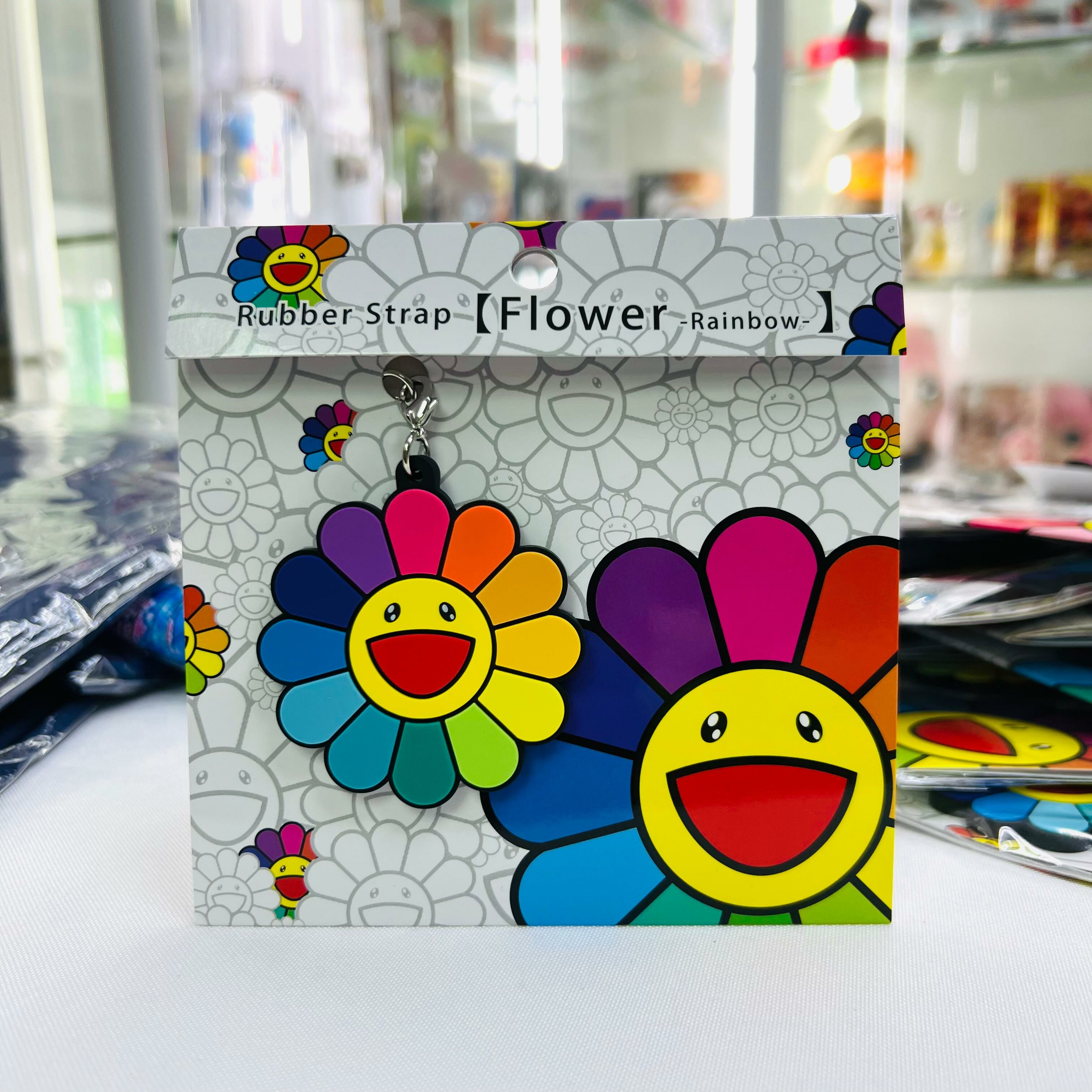 Rubber Strap - Flower (Rainbow)