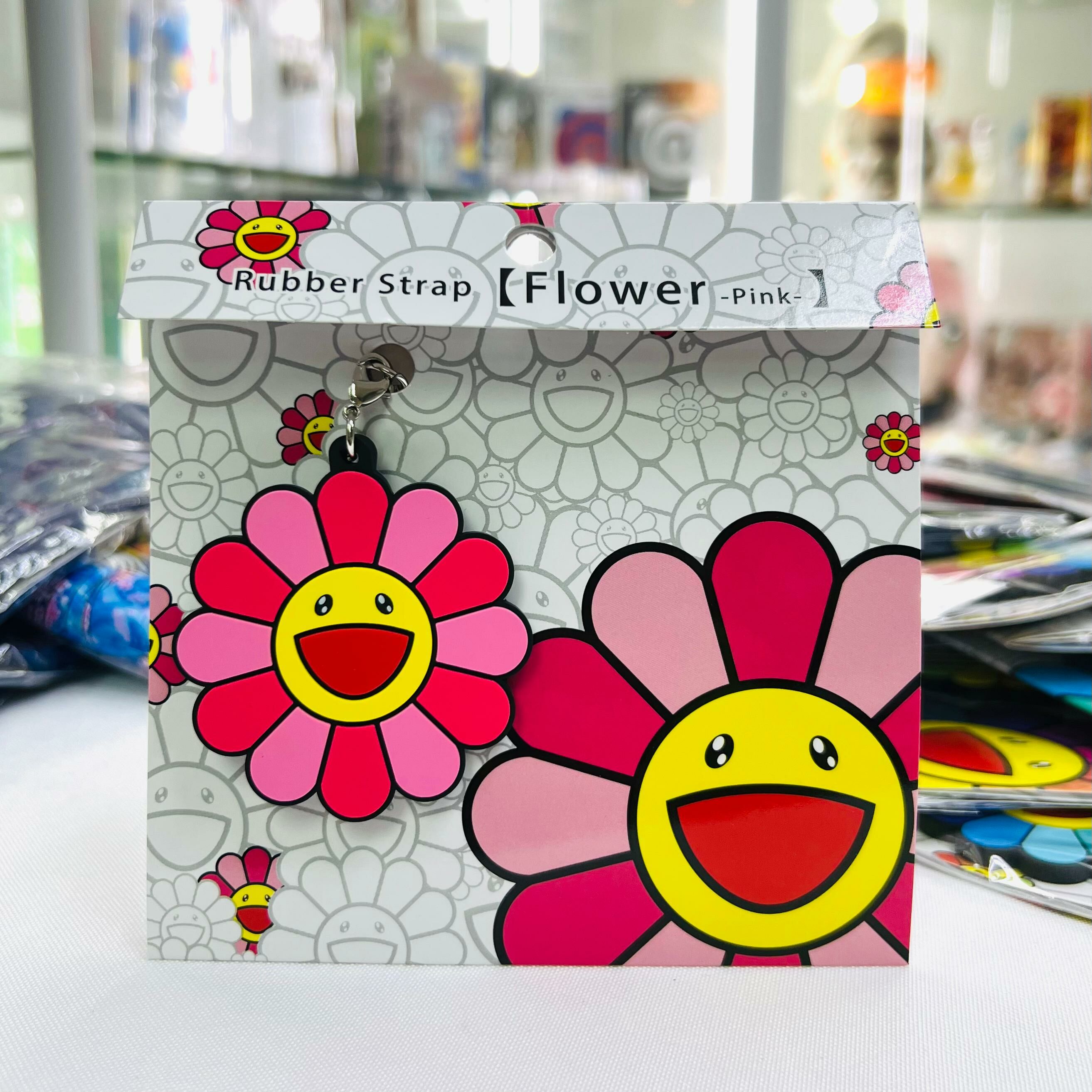 Rubber Strap - Flower (Pink)