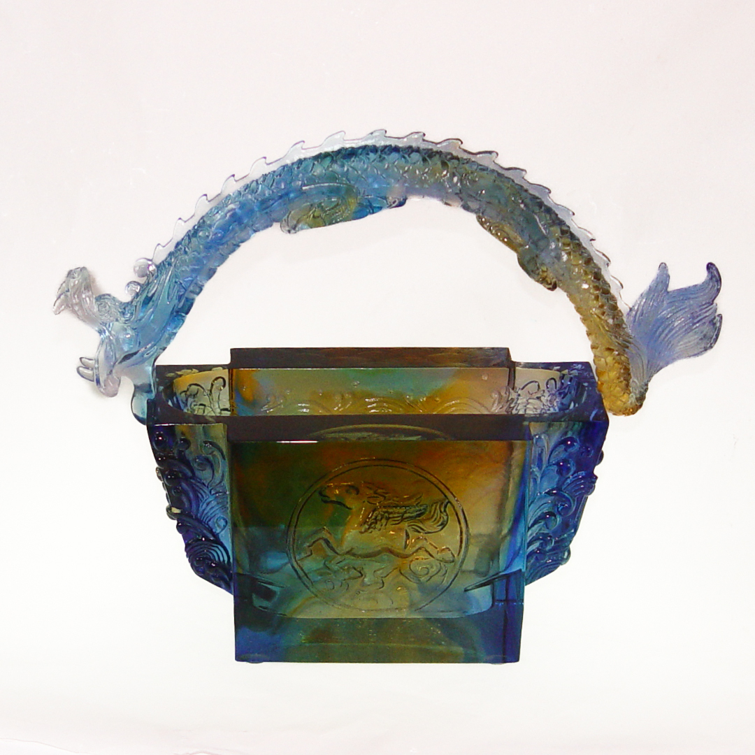 琉璃龍擺飾推薦｜縱橫四海藝術品 居家招財風水擺件首選