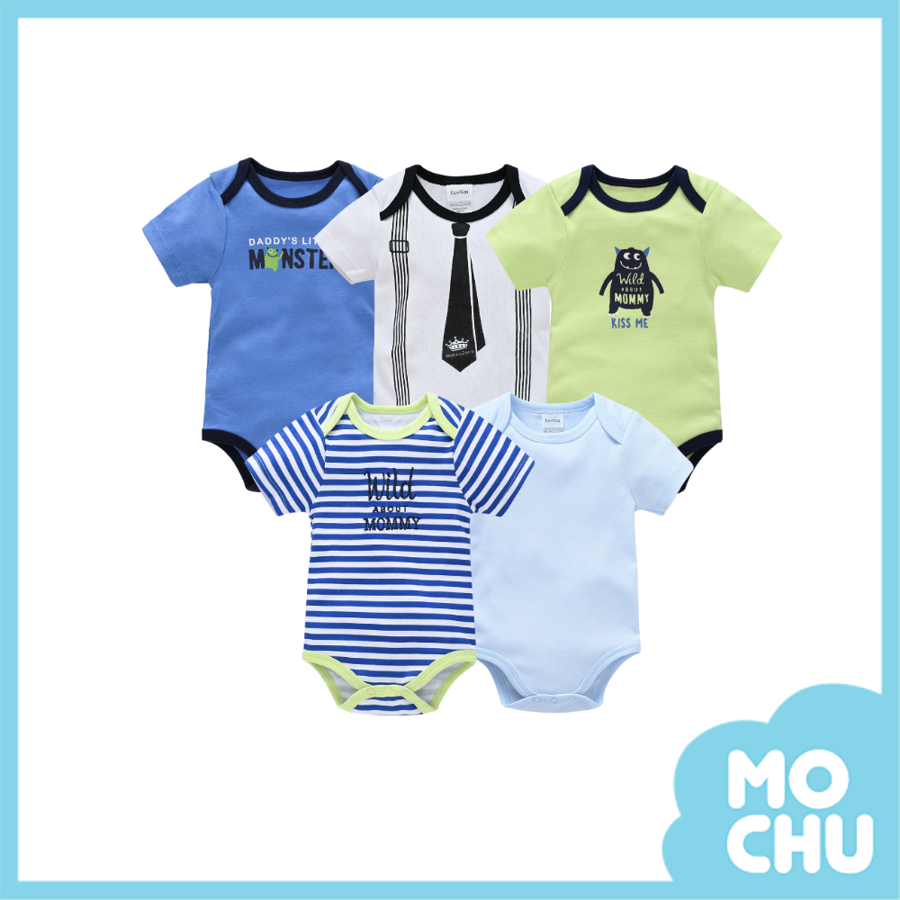 領帶怪獸包屁衣五件組