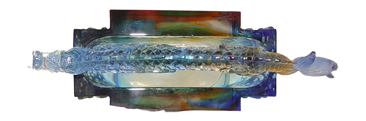 鹿港窯禮品館 琉璃擺飾:龍 縱橫四海 藝術之美