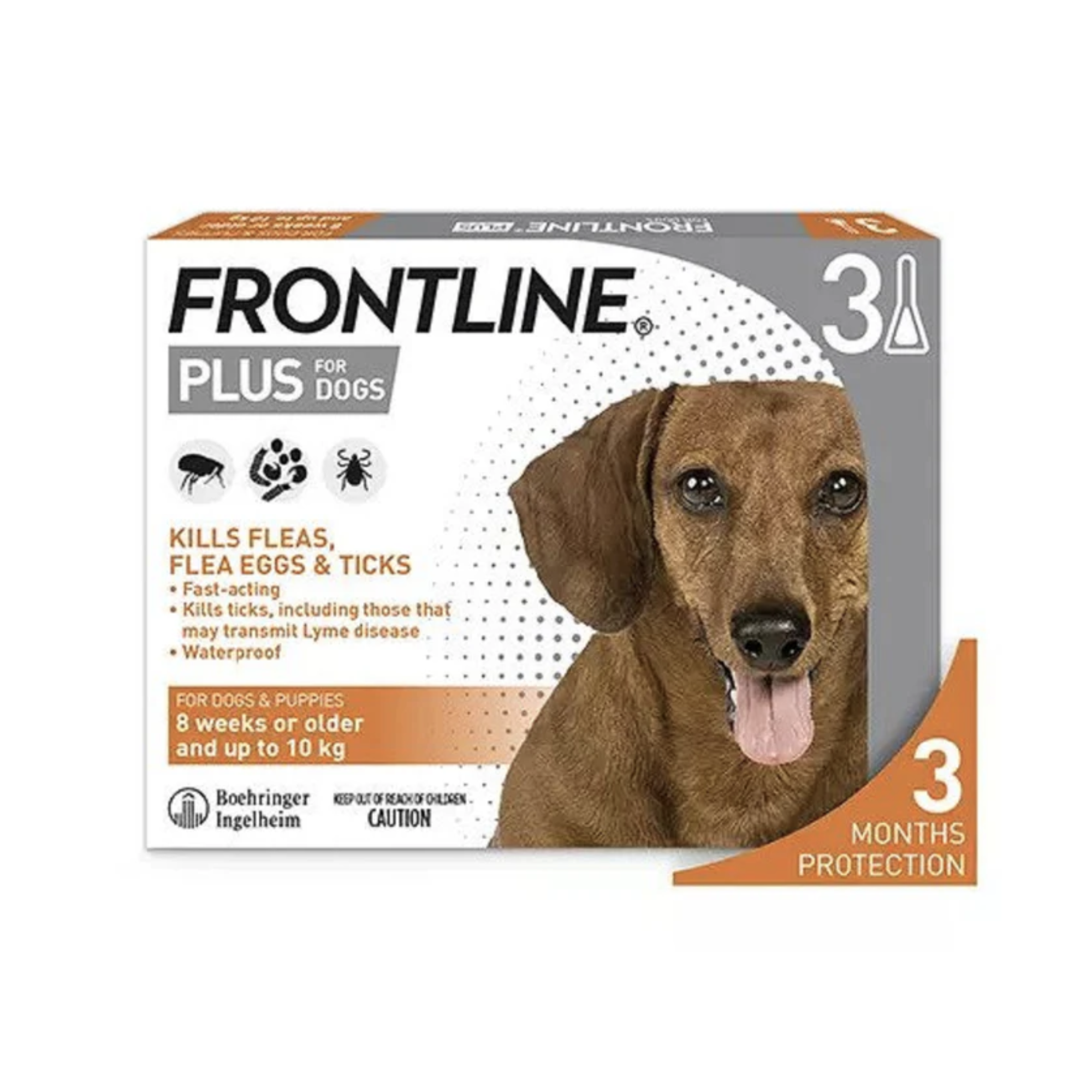 Frontline Plus- 狗隻防蝨防牛蜱滴劑 (3滴瓶/盒)