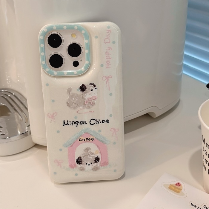 《81604》奔跑狗狗＆狗屋手機殼