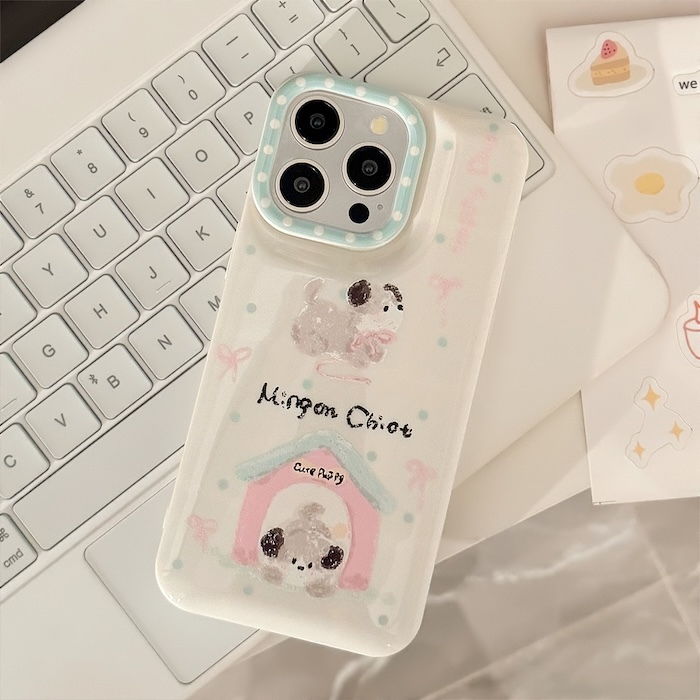 《81604》奔跑狗狗＆狗屋手機殼