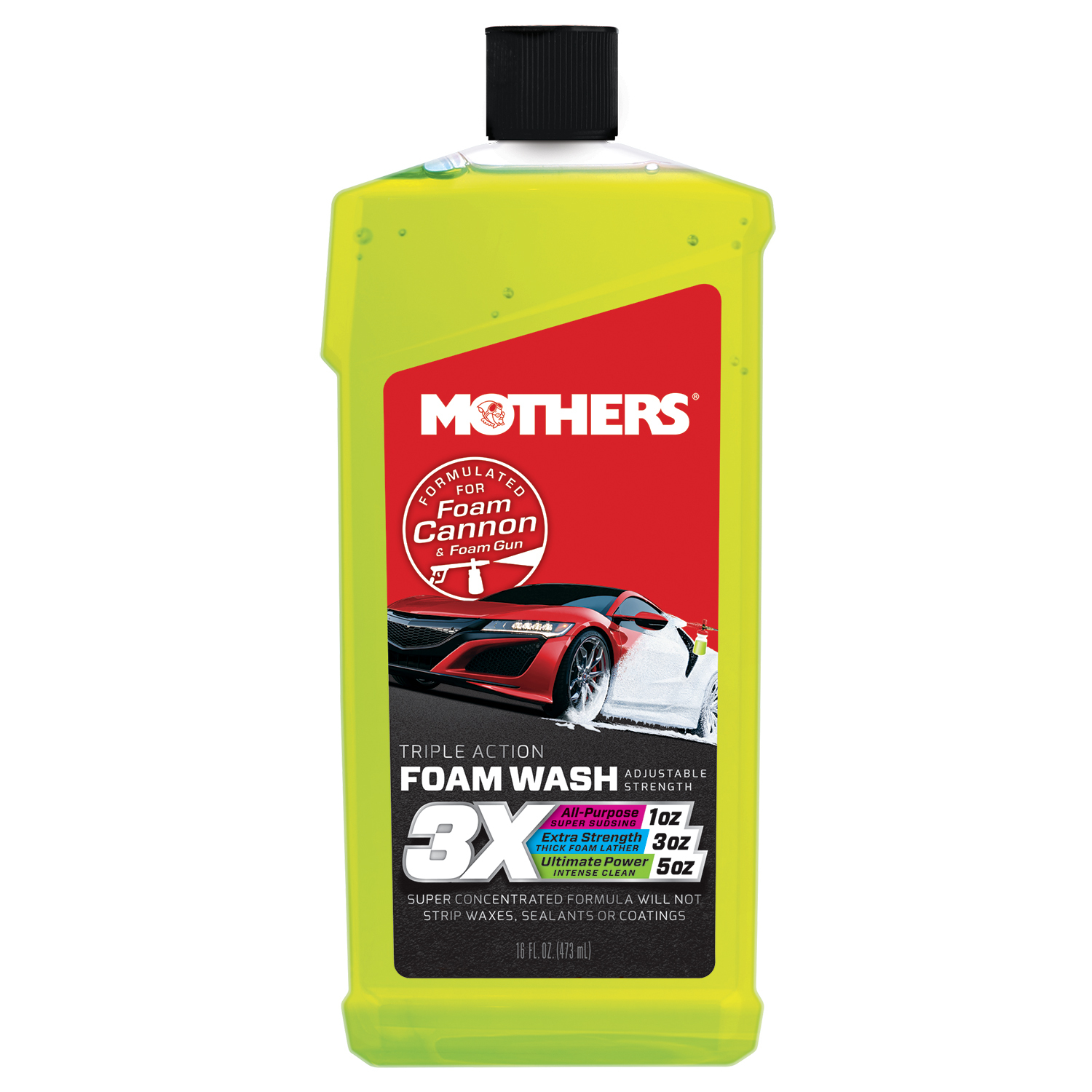 Mothers® 05616 超光澤防塵鍍膜洗車液 (16 oz.)